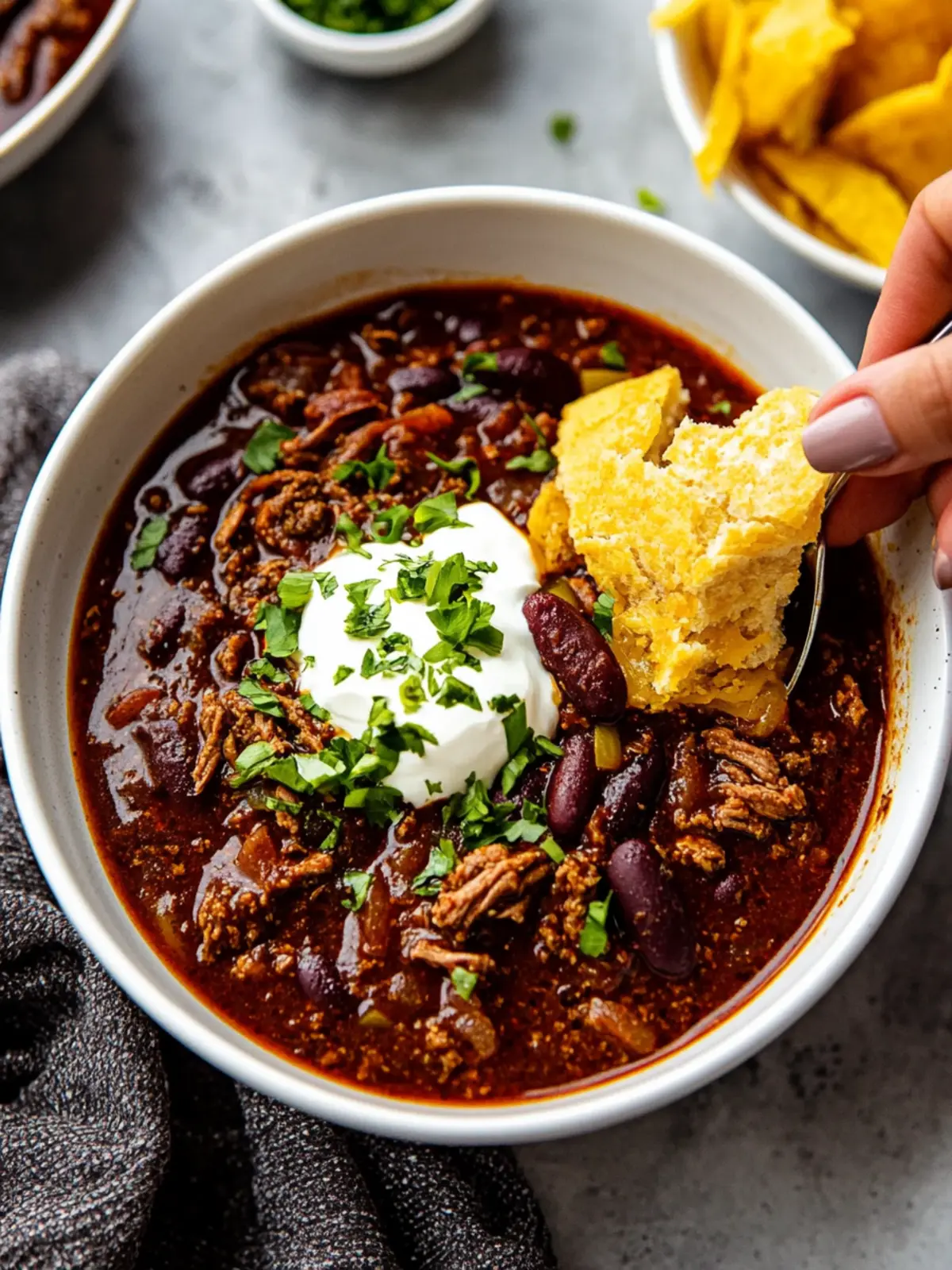 Slow Cooker Texas Style Chili: Comfort in Every Bite 2 Slow Cooker Texas Style Chili