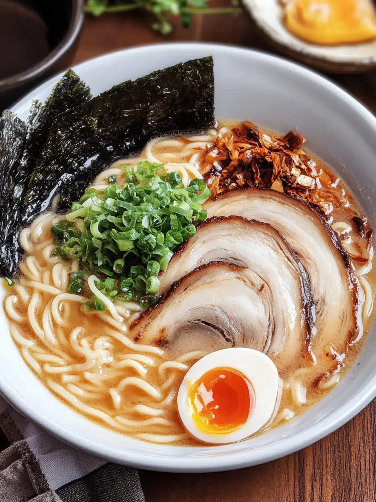 Hearty Japanese Tonkotsu Ramen with Creamy Pork Broth Magic 2 Japanese Tonkotsu Ramen (Pork Bone Broth Noodles)