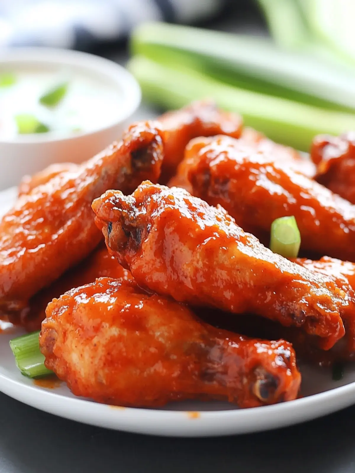Crispy Buffalo Wings: The Ultimate Spicy Chicken Delight 3 Buffalo Wings (Spicy Chicken Wings)