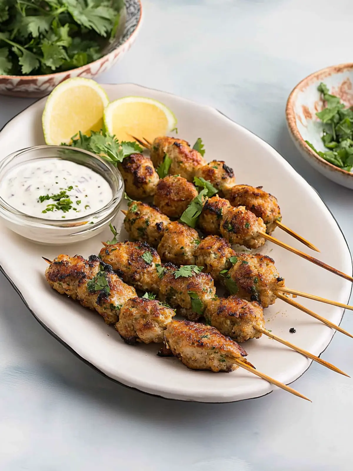 The Best Middle Eastern Grilled Chicken Kofta Kebab Recipe 3 The best Middle Eastern grilled chicken kofta kebab