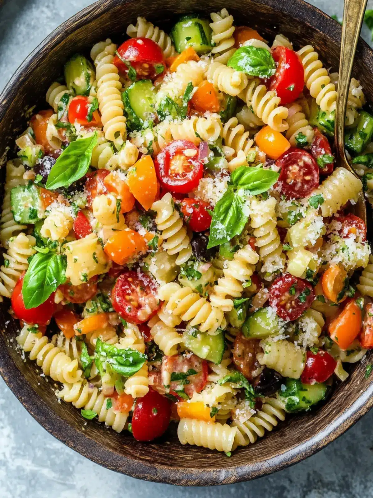 Italian Pasta Salad: Chickpea Delight for Easy Summer Meals 4 Italian Pasta Salad