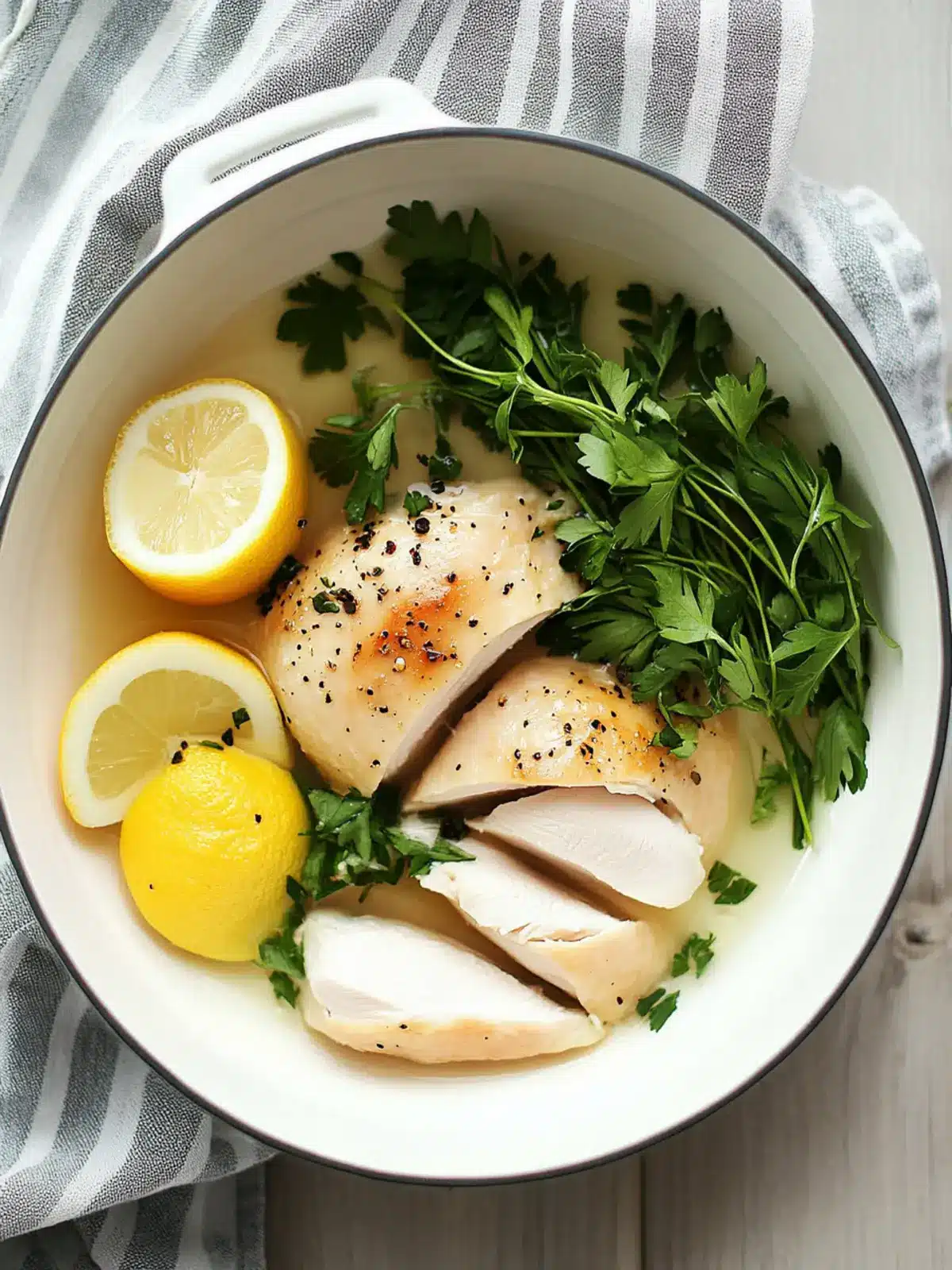 Easy Poached Chicken: Juicy Perfection for Meal Prep Lovers 4 Easy Poached Chicken