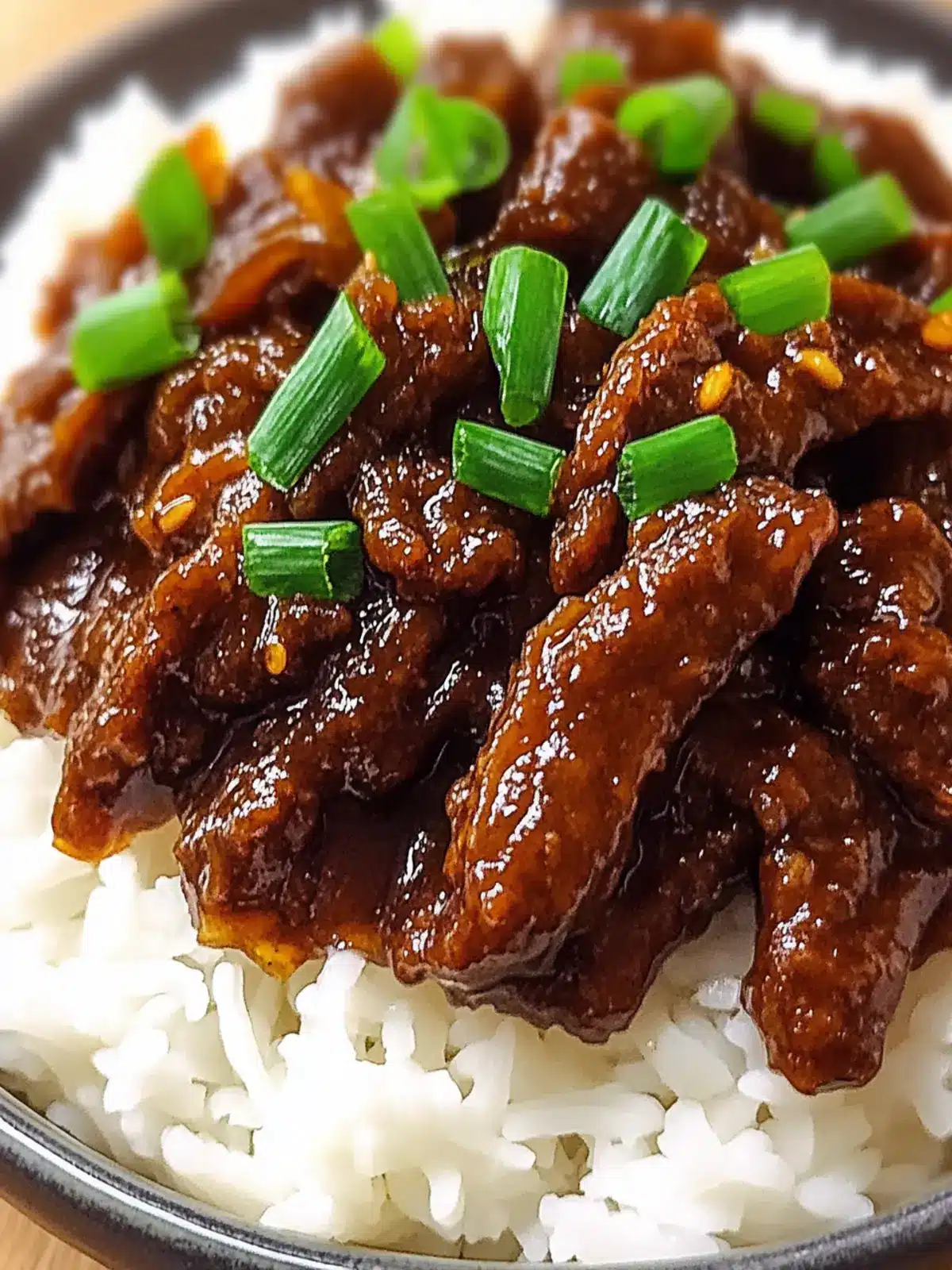 Tender Mongolian-Style Beef in Sweet Soy Glaze for Cozy Nights 2 Tender Mongolian-Style Beef Simmered in a Rich, Sweet Soy Glaze