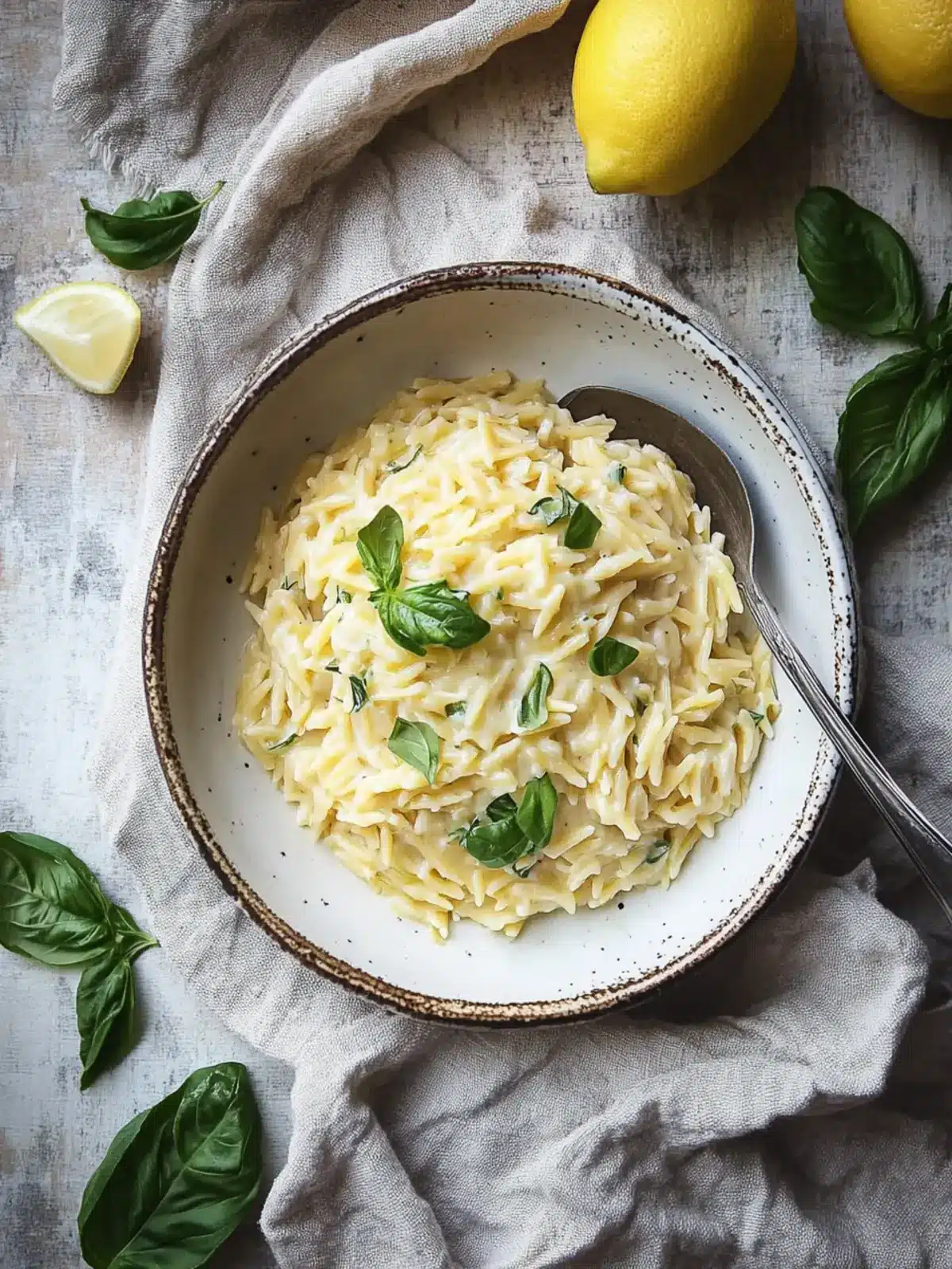 Delicious Creamy Lemon Orzo in Just 12 Minutes 4 Creamy Lemon Orzo