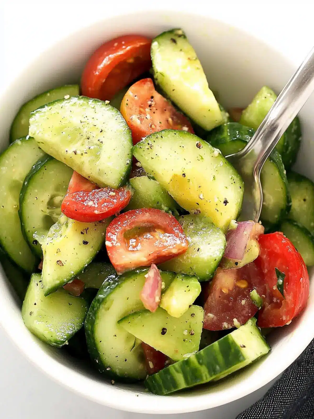 Zesty Cucumber Avocado Salad for Refreshing Summer Bliss 3 Cucumber Avocado Salad