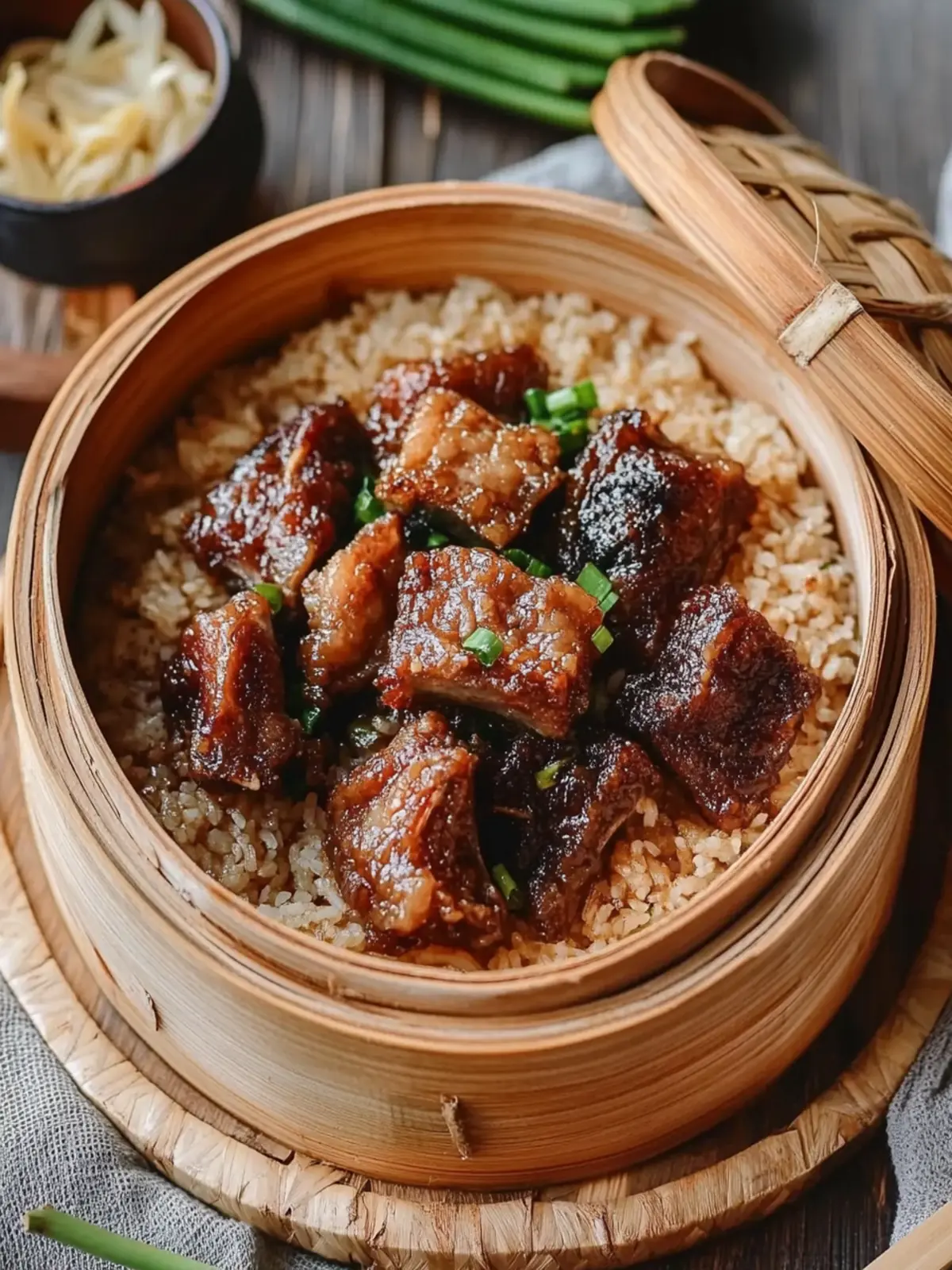 Savory Steamed Ribs with Glutinous Rice for Your Festive Feast 2 Steamed Ribs with Glutinous Rice (ç³¯ç±³è¸æéª¨)