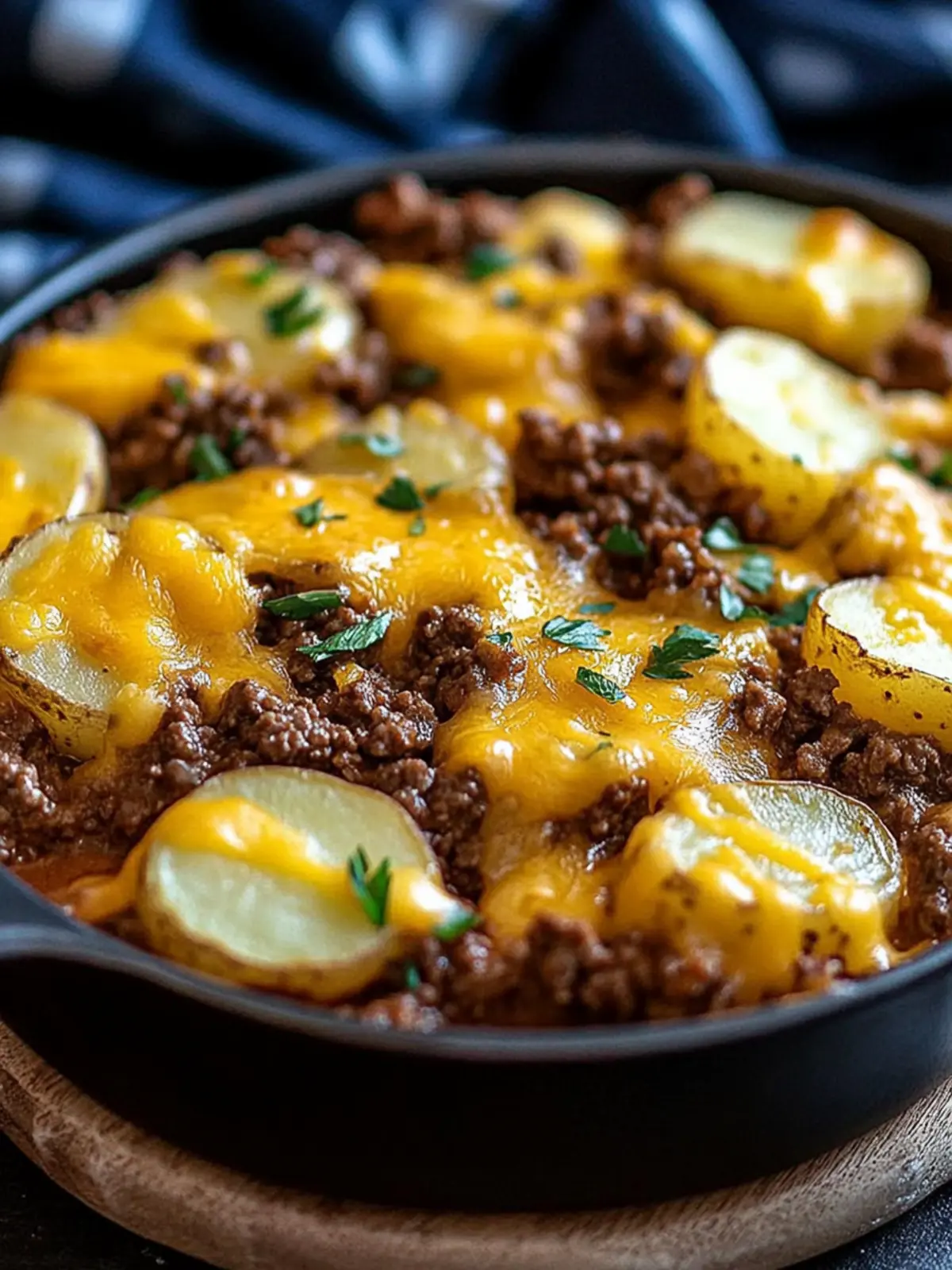 Cheesy Ground Beef and Potatoes: Your Quick Comfort Dinner Delight 4 Cheesy Ground Beef and Potatoes