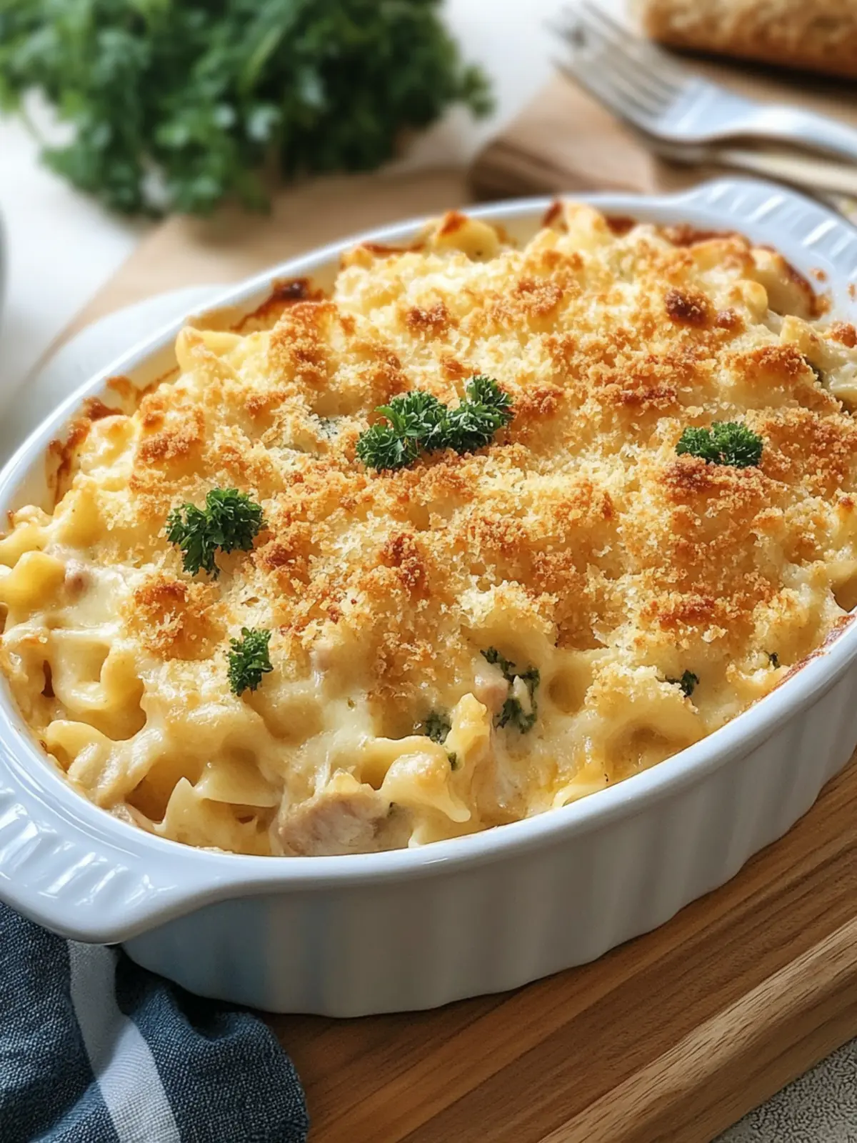 Delicious Tuna Casserole: A Cozy Baked Noodle Dish 2 Tuna Casserole (Baked Tuna and Noodle Dish)