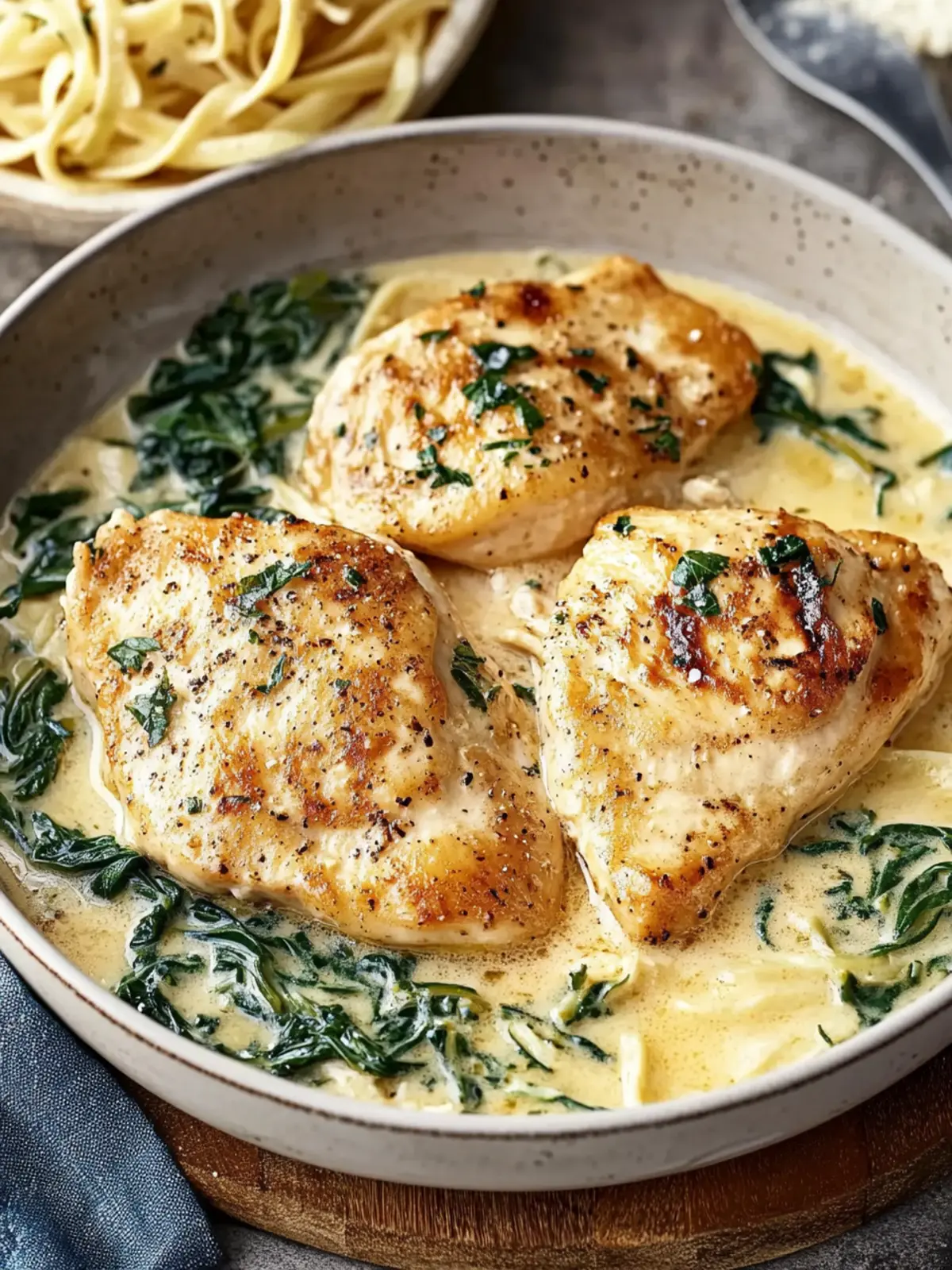 Creamy Chicken Florentine Made Easy in One Pan 3 Chicken Florentine