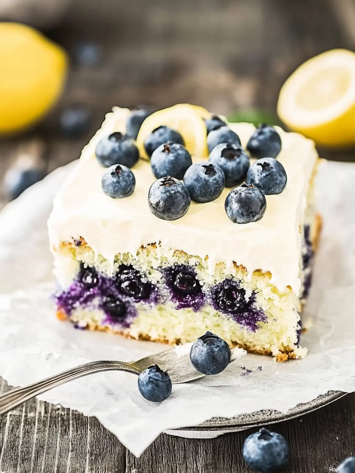 Blueberry Zucchini Cake with Lemon Buttercream Delight 4 Blueberry Zucchini Cake with Lemon Buttercream