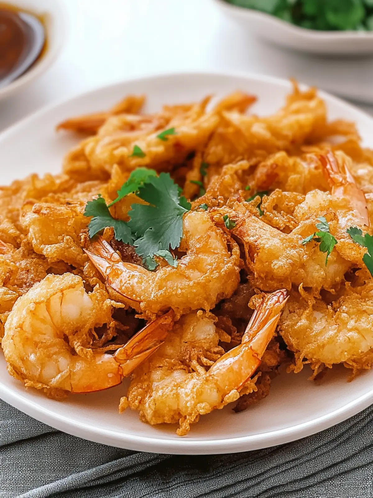 Crispy Ukoy (Filipino Shrimp Fritters) with a Zesty Dip 4 Ukoy (Filipino Shrimp Fritters)