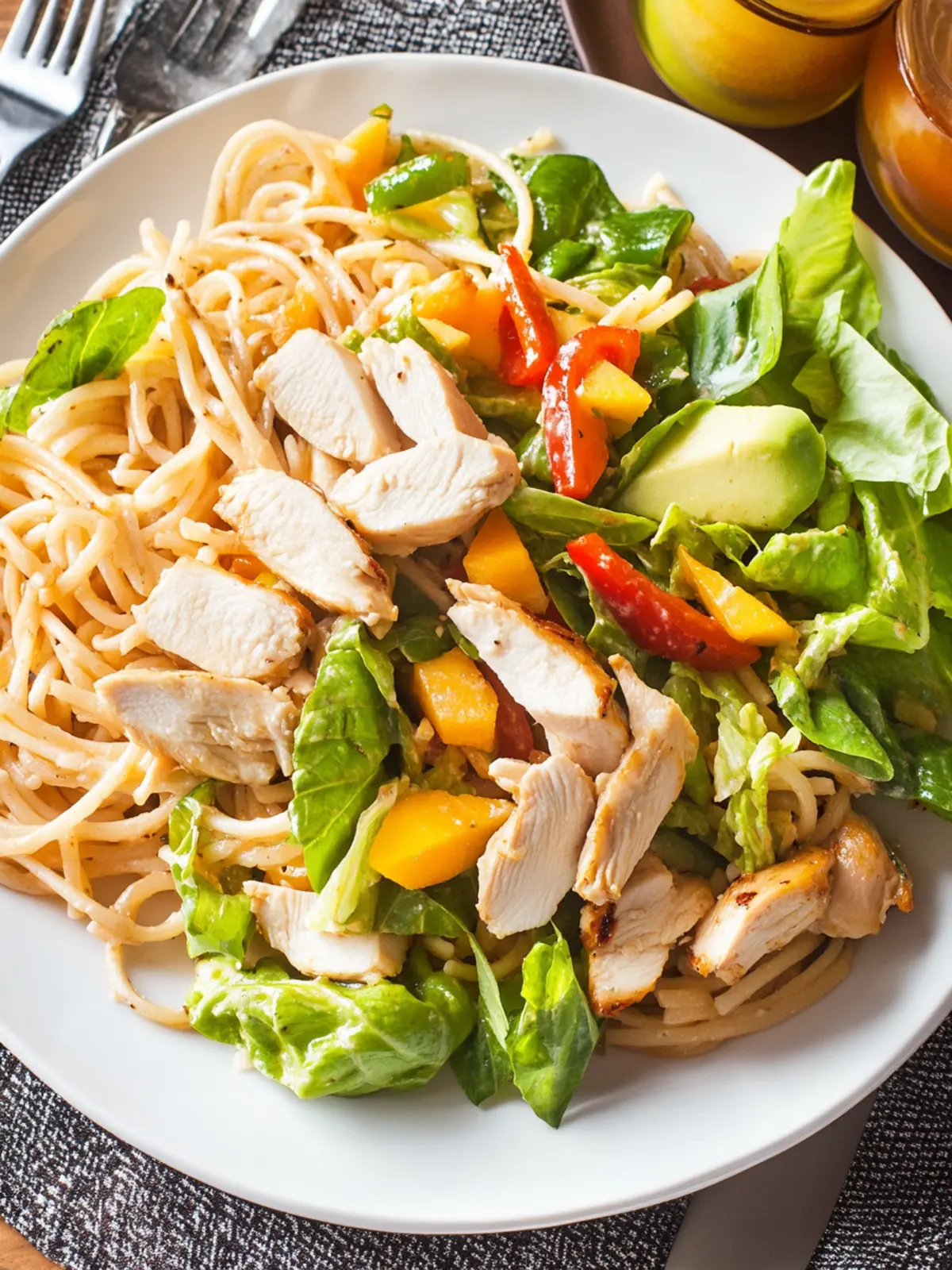 Asian Chicken and Pasta Salad: A Fresh Twist for Dinner Nights 3 Asian Chicken and Pasta Salad