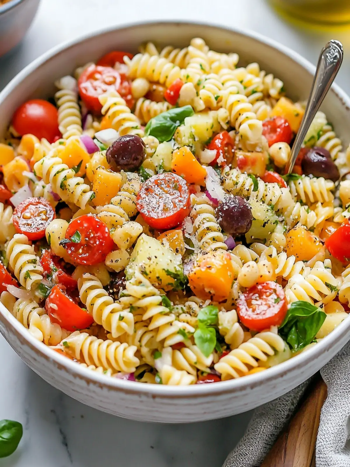Italian Pasta Salad: Zesty Chickpea Delight You ll Love 2 Italian Pasta Salad