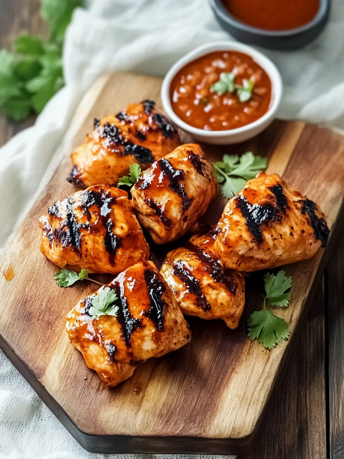 Sweet & Spicy Grilled Bourbon Buffalo Chicken You'll Crave! 2 Sweet & Spicy Grilled Bourbon Buffalo Chicken