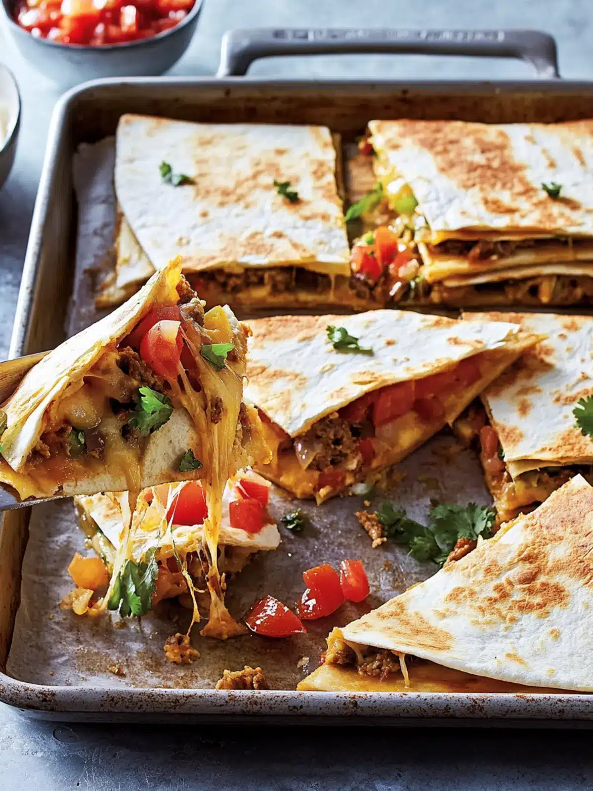 Sheet-Pan Quesadillas: Quick, Cheesy Fun for Family Nights 4 Sheet-Pan Quesadillas