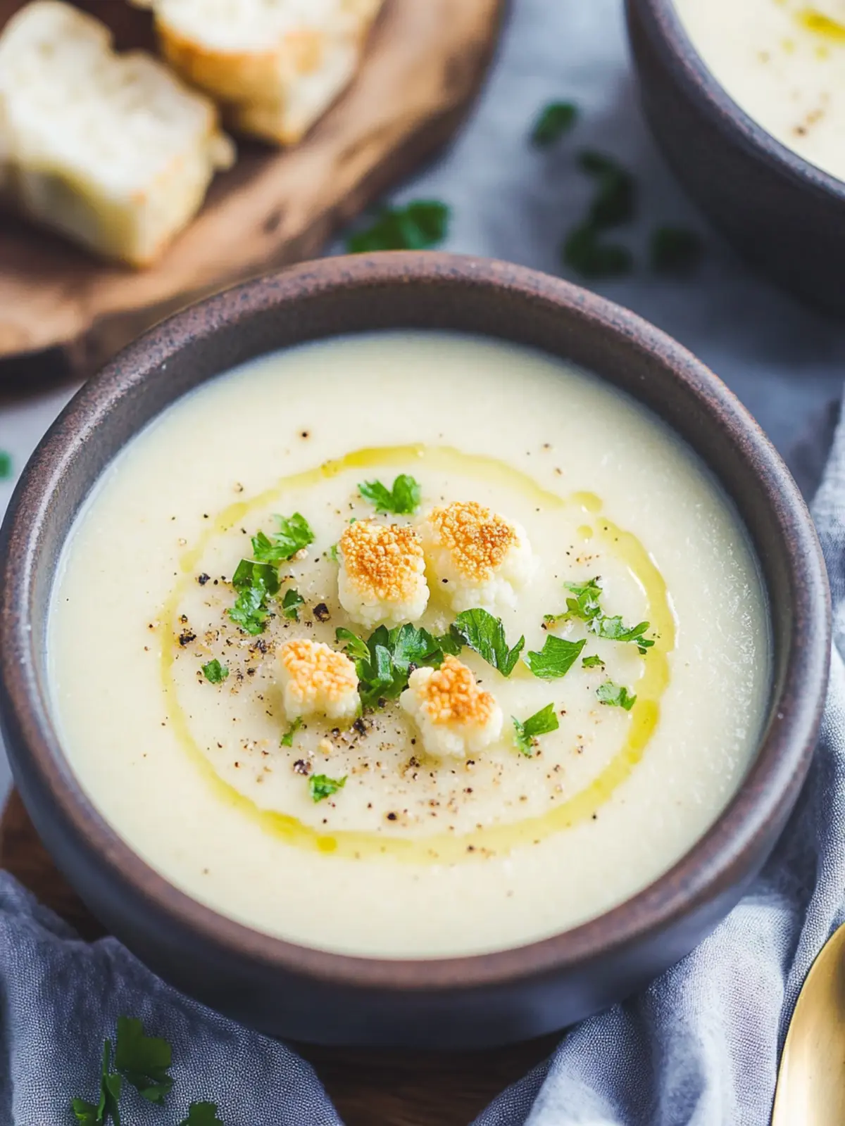 Creamy Cauliflower Soup That Warms Hearts in 30 Minutes 3 Creamy Cauliflower Soup