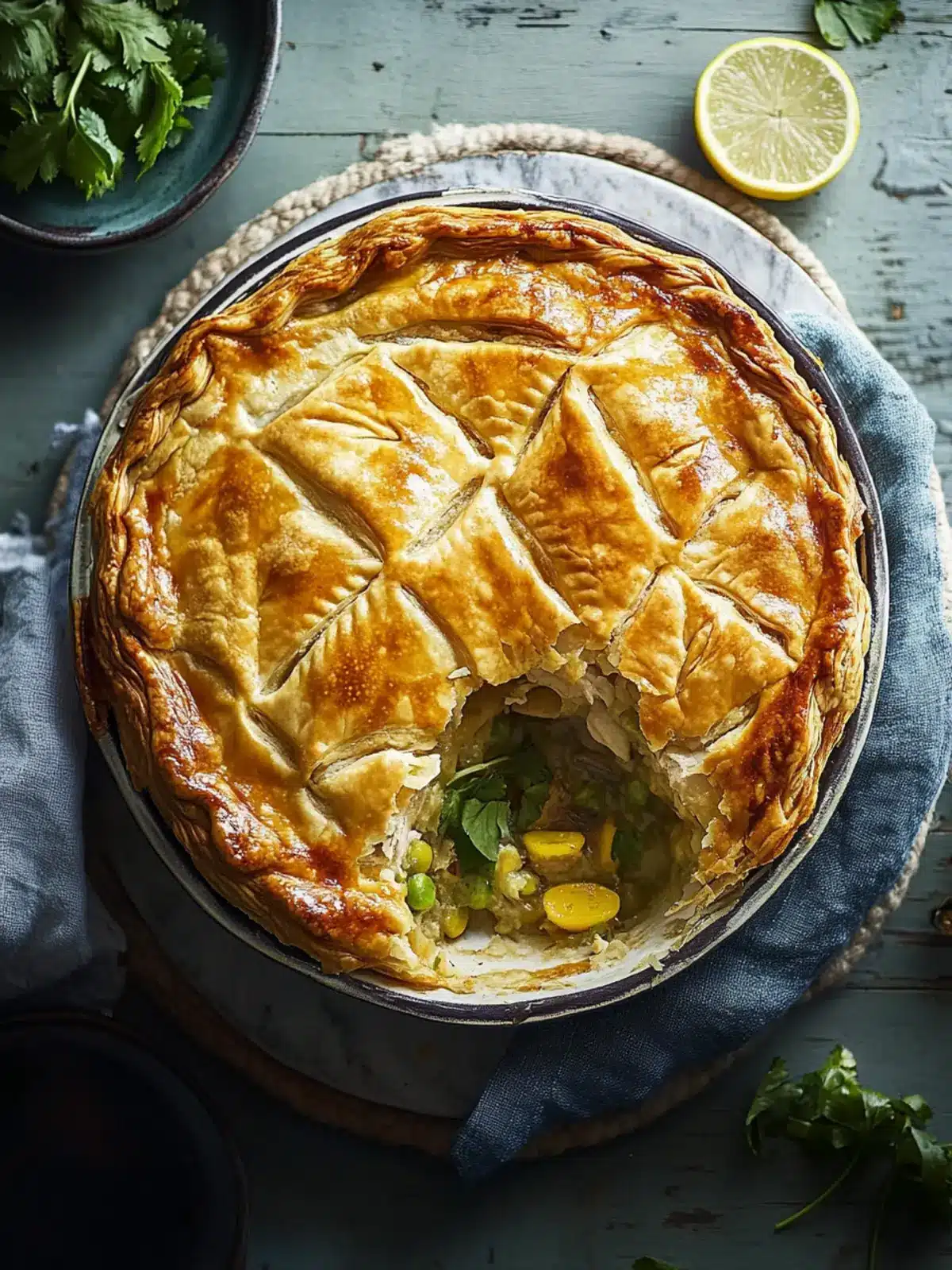 Cozy Rustic Free Form Moroccan Chicken Pie for Winter Nights 4 Rustic Free Form Moroccan Chicken Pie