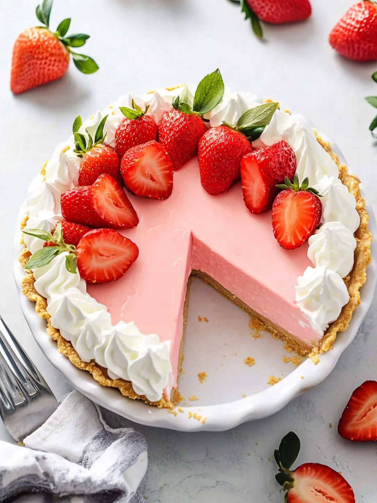 Delicious No Bake Strawberry Pie Your Family Will Love 3 No Bake Strawberry Pie