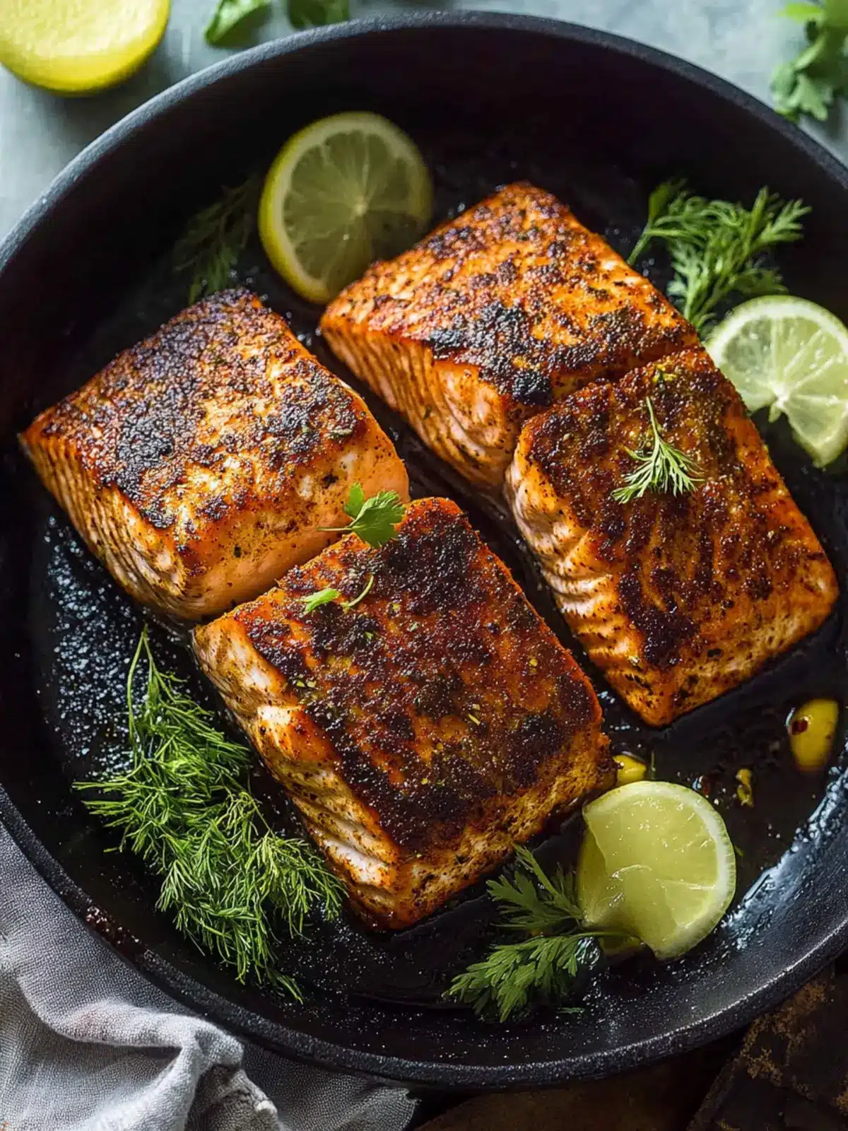 Quick & Flavorful Blackened Salmon for Busy Weeknights 3 Blackened Salmon