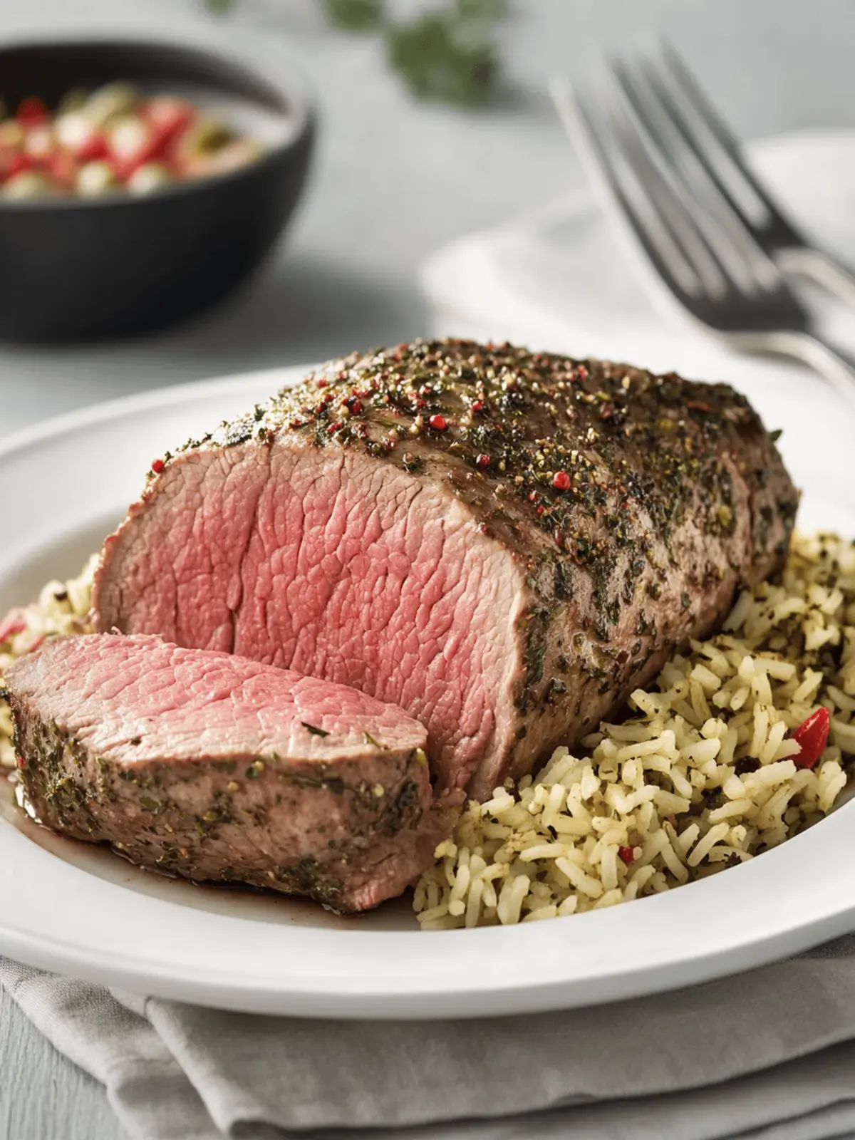 Herbed Beef Tenderloin with Holiday Rice for Cozy Gatherings 3 Herbed Beef Tenderloin with Holiday Rice
