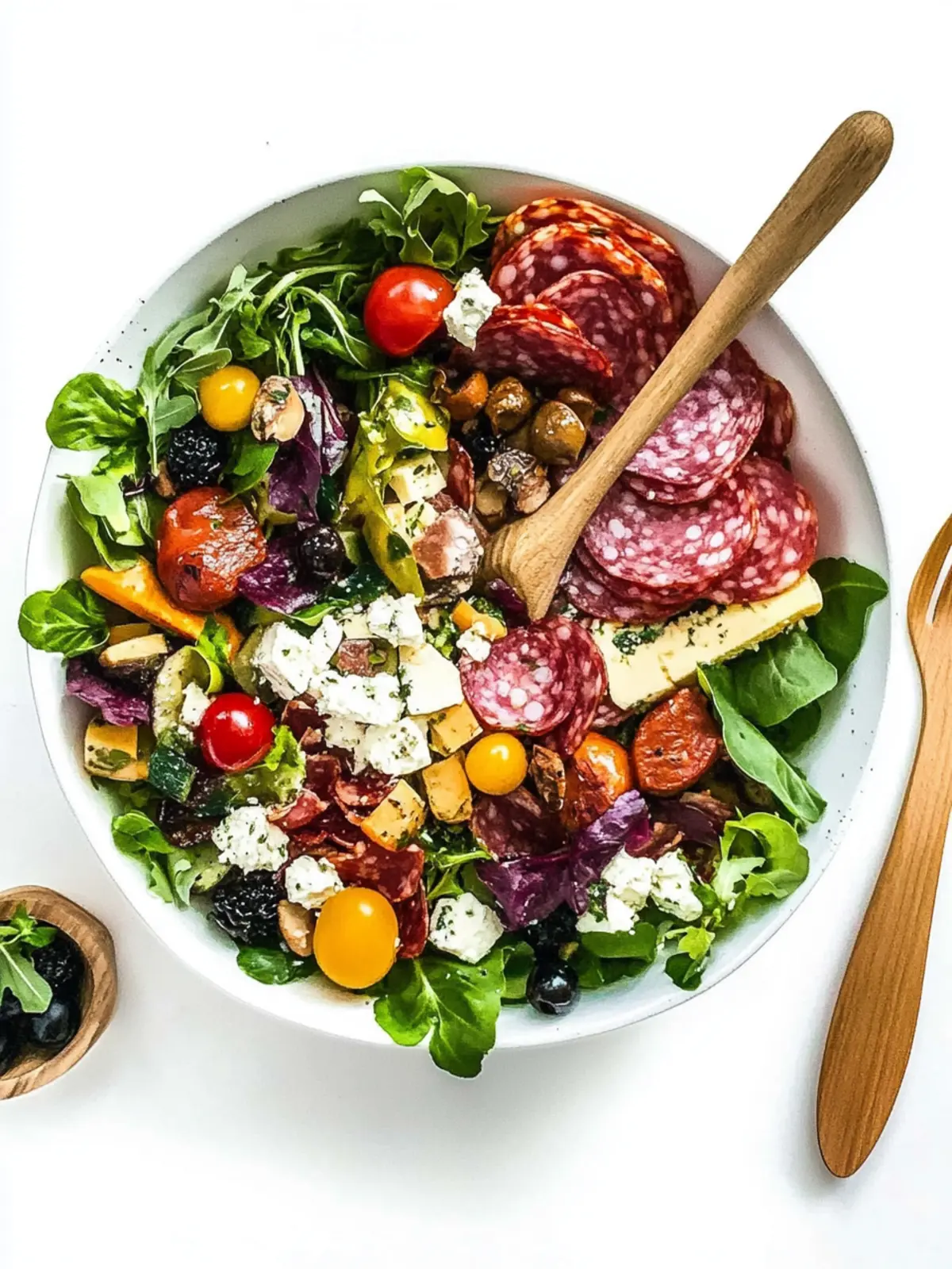 Delicious Charcuterie Salad: Fresh Flavors in Every Bite 2 Charcuterie Salad