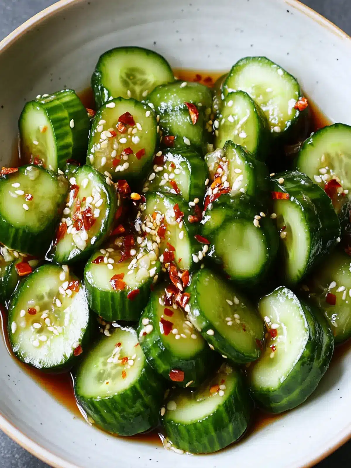 Zesty Cucumber Salad with Garlic Soy Dressing in 10 Minutes 2 Cucumber Salad with Garlic Soy Dressing