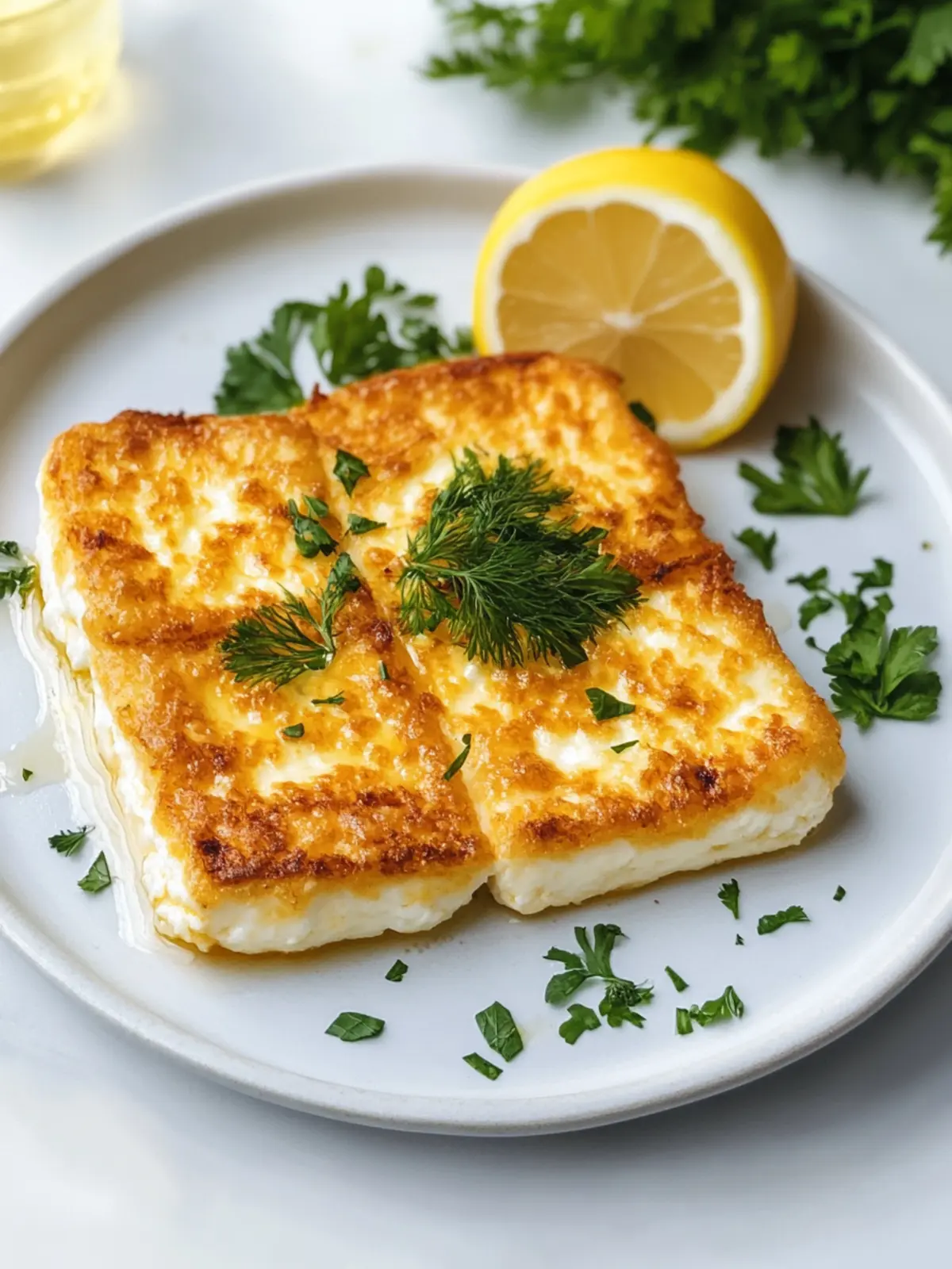 Irresistible Greek Saganaki: Perfectly Fried Cheese Delight 4 Greek Saganaki (Fried Cheese)