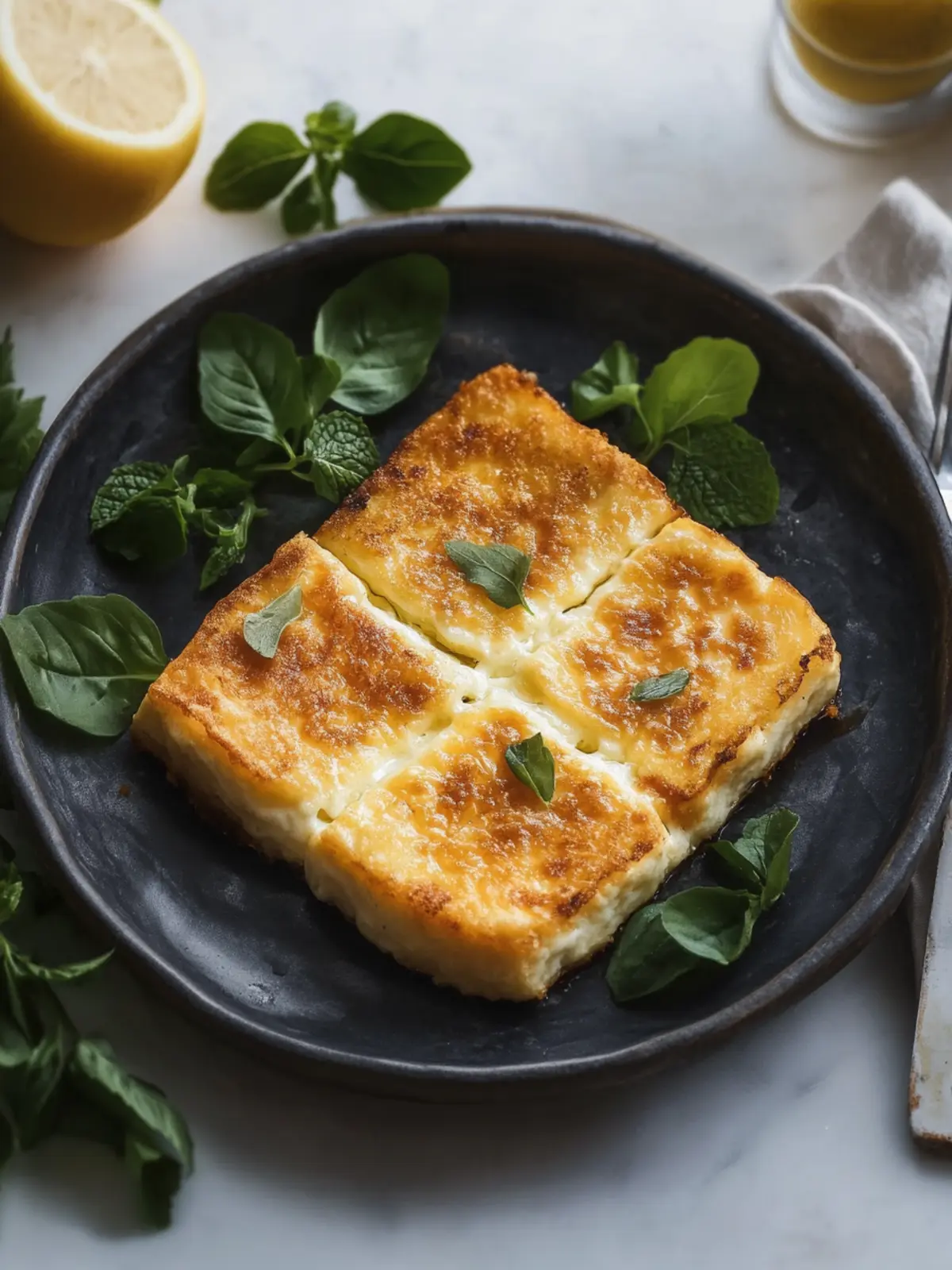 Irresistible Greek Saganaki: Perfectly Fried Cheese Delight 2 Greek Saganaki (Fried Cheese)