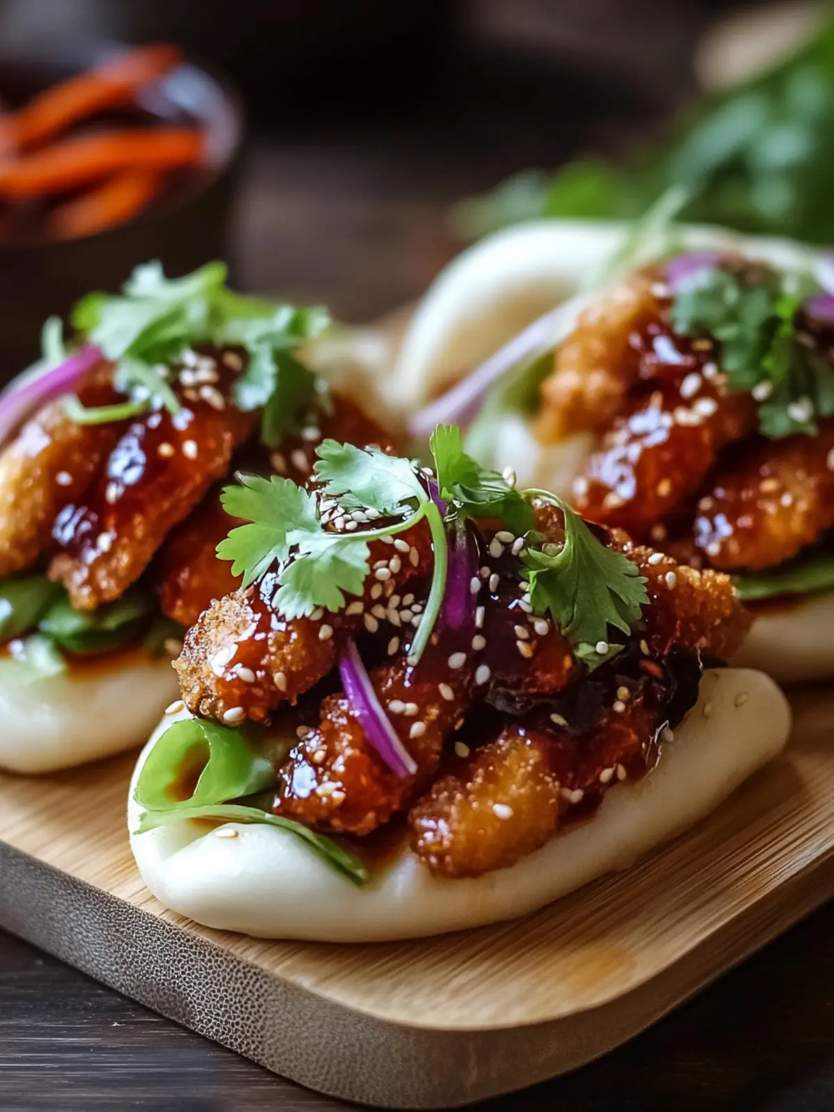 Sticky Crispy Chicken Bao Buns You'll Crave Again and Again 4 Sticky Crispy Chicken Bao Buns