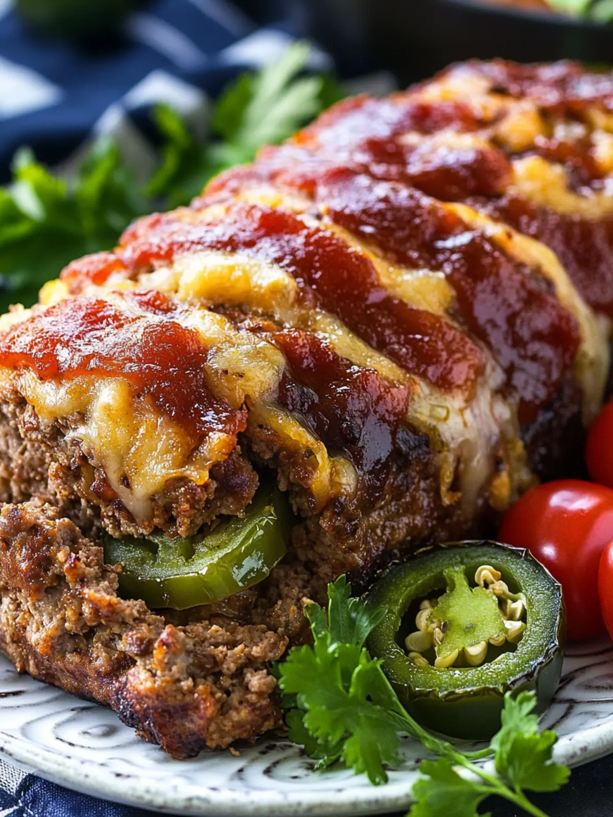 Jalapeno Popper Stuffed Meatloaf for a Flavor Explosion! 3 Jalapeno Popper Stuffed Meatloaf