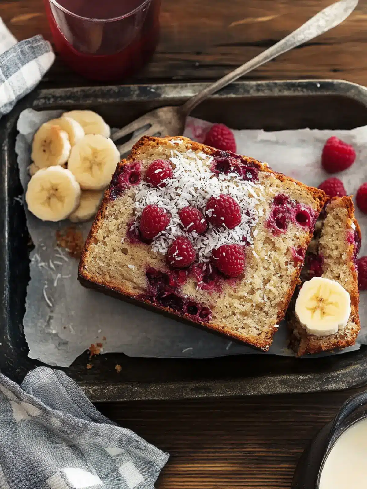 Irresistibly Moist Banana Raspberry And Coconut Bread Delight 4 Banana Raspberry And Coconut Bread