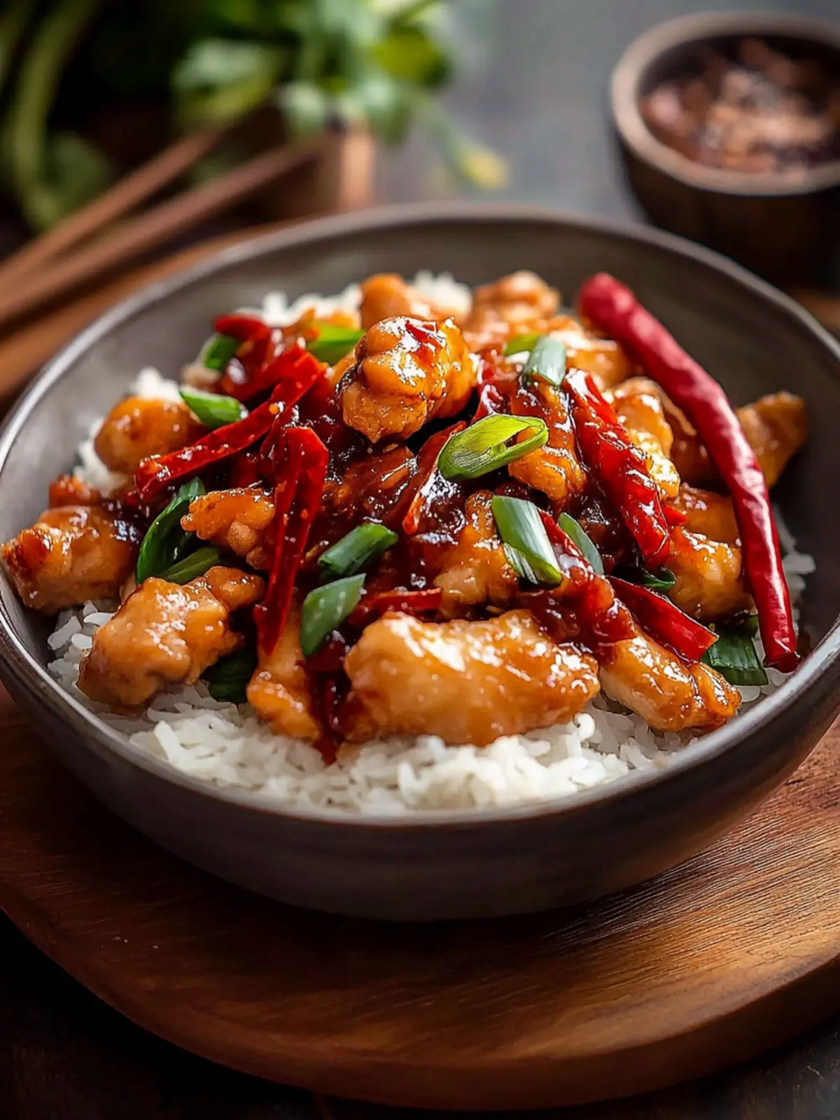 Crispy Szechuan Chicken Ready in 30 Minutes or Less 3 Crispy Szechuan Chicken