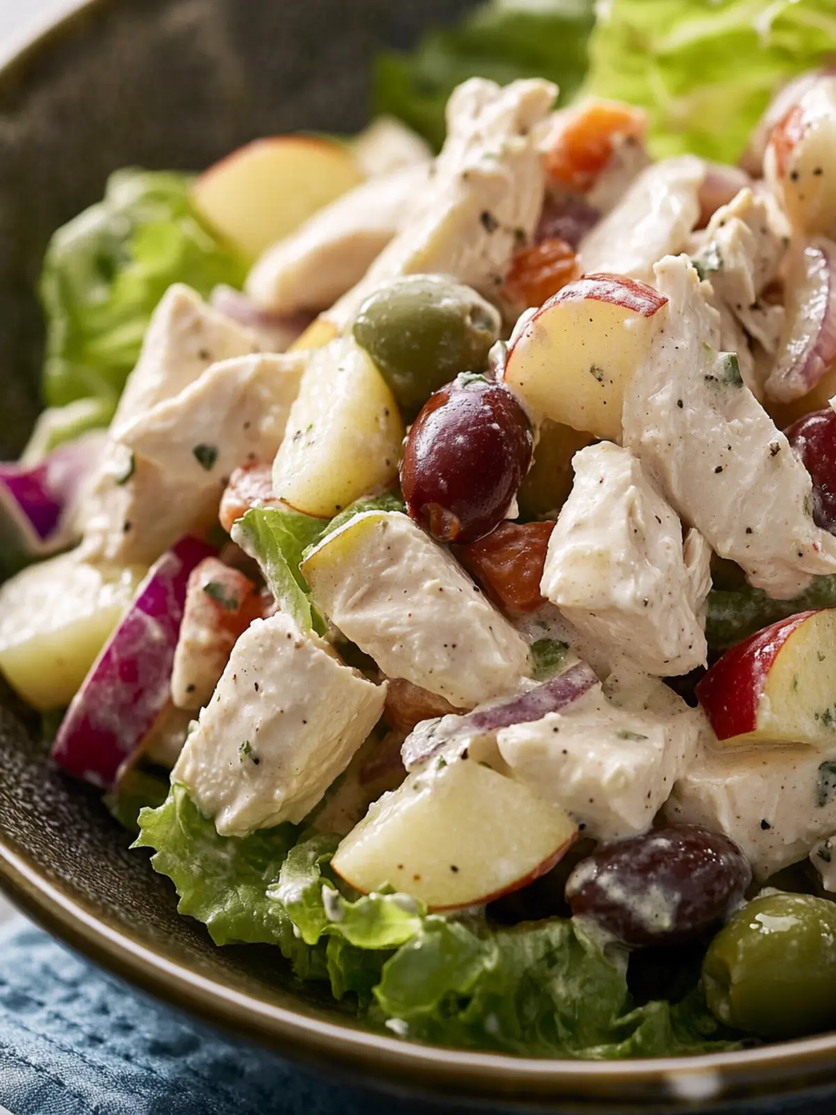 Delicious Chicken Salad with Apple & Olive Notes to Revitalize Lunch 3 Chicken Salad with Apple & Olive Notes