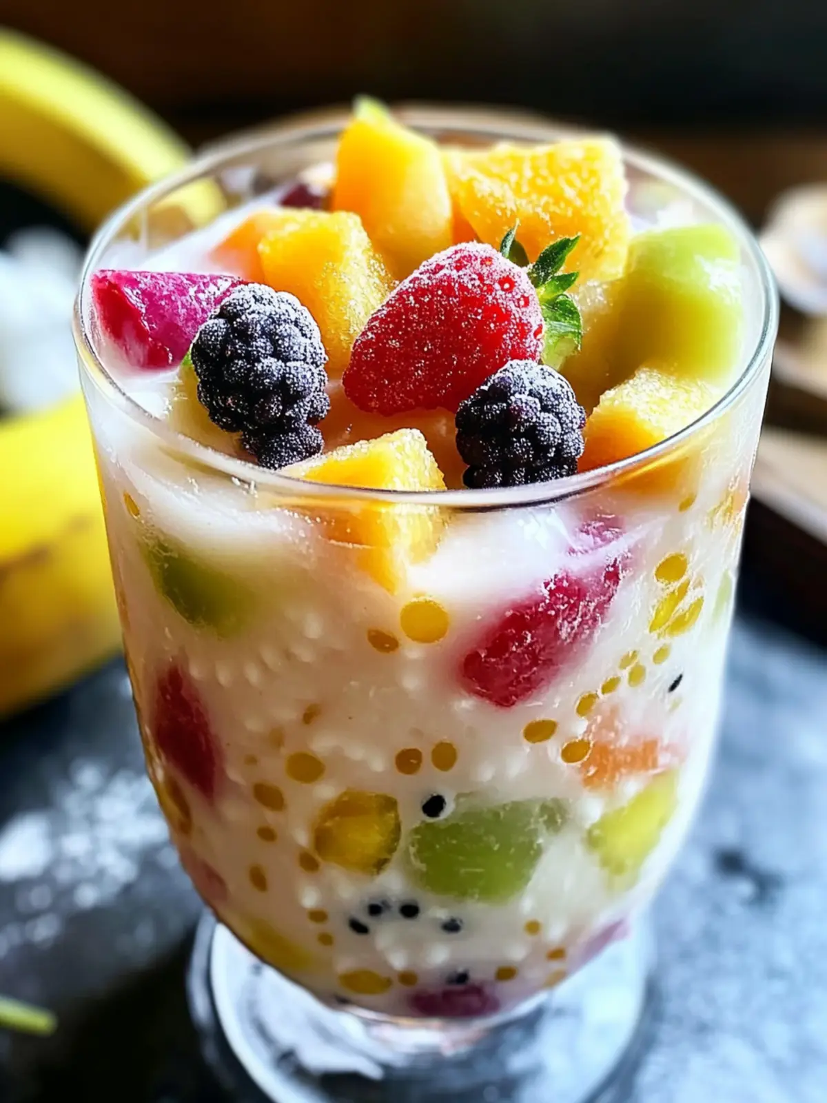 Delicious Mixed Fruit Sago: A Refreshing 10-Minute Dessert 3 Mixed Fruit Sago