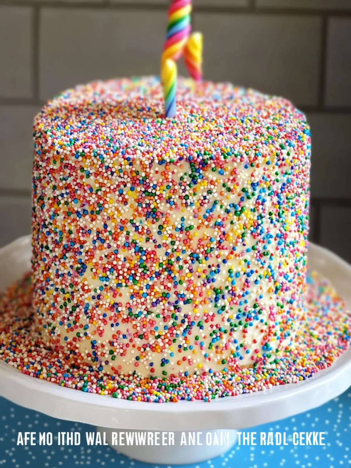 Colorful Rainbow Sprinkle Cake Recipe That Wows Every Party 4 Rainbow Sprinkle Cake
