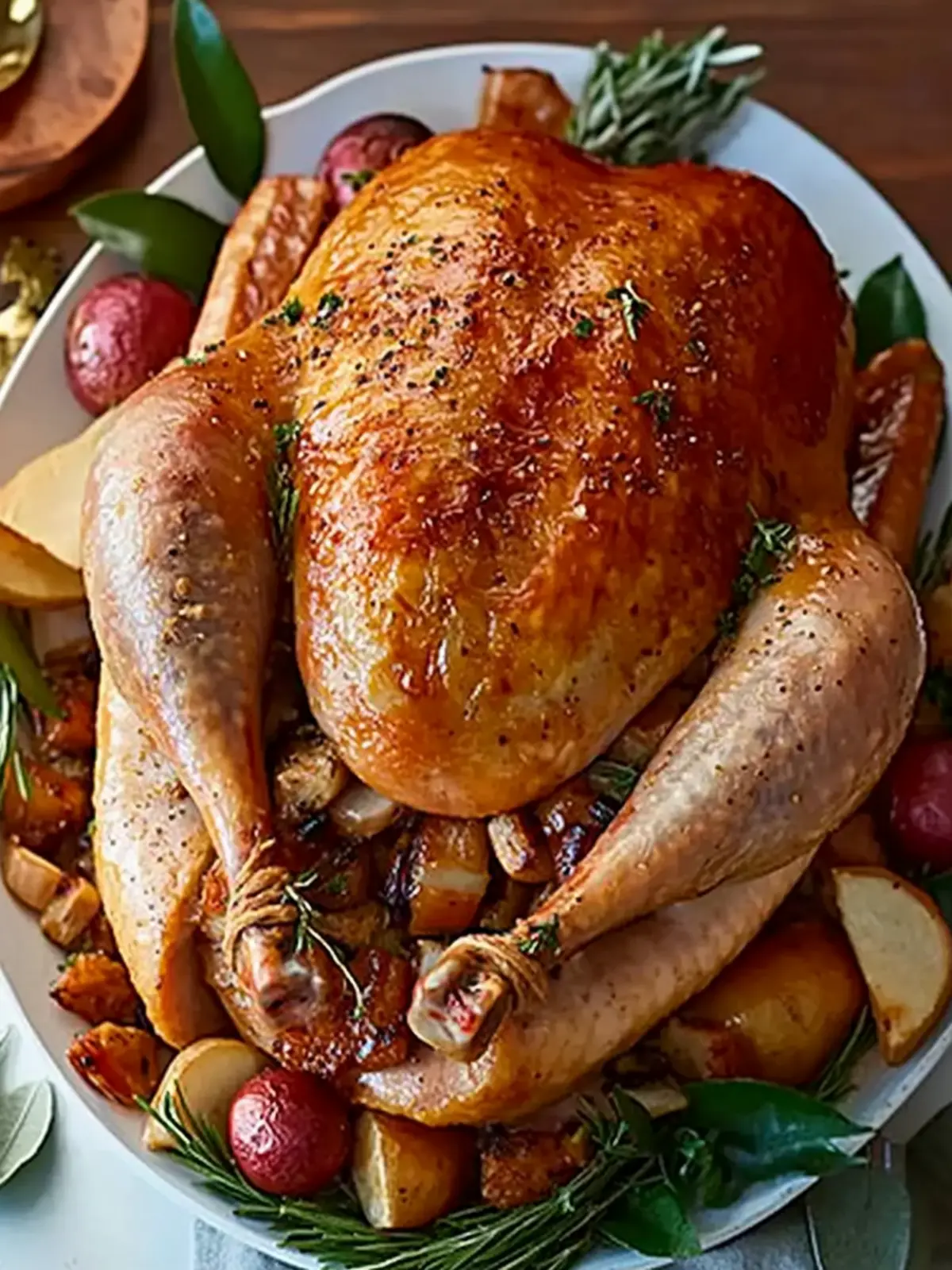 Perfect Pancetta & Roast Shallot-Stuffed Turkey for Holidays 3 Perfect pancetta & roast shallot-stuffed turkey