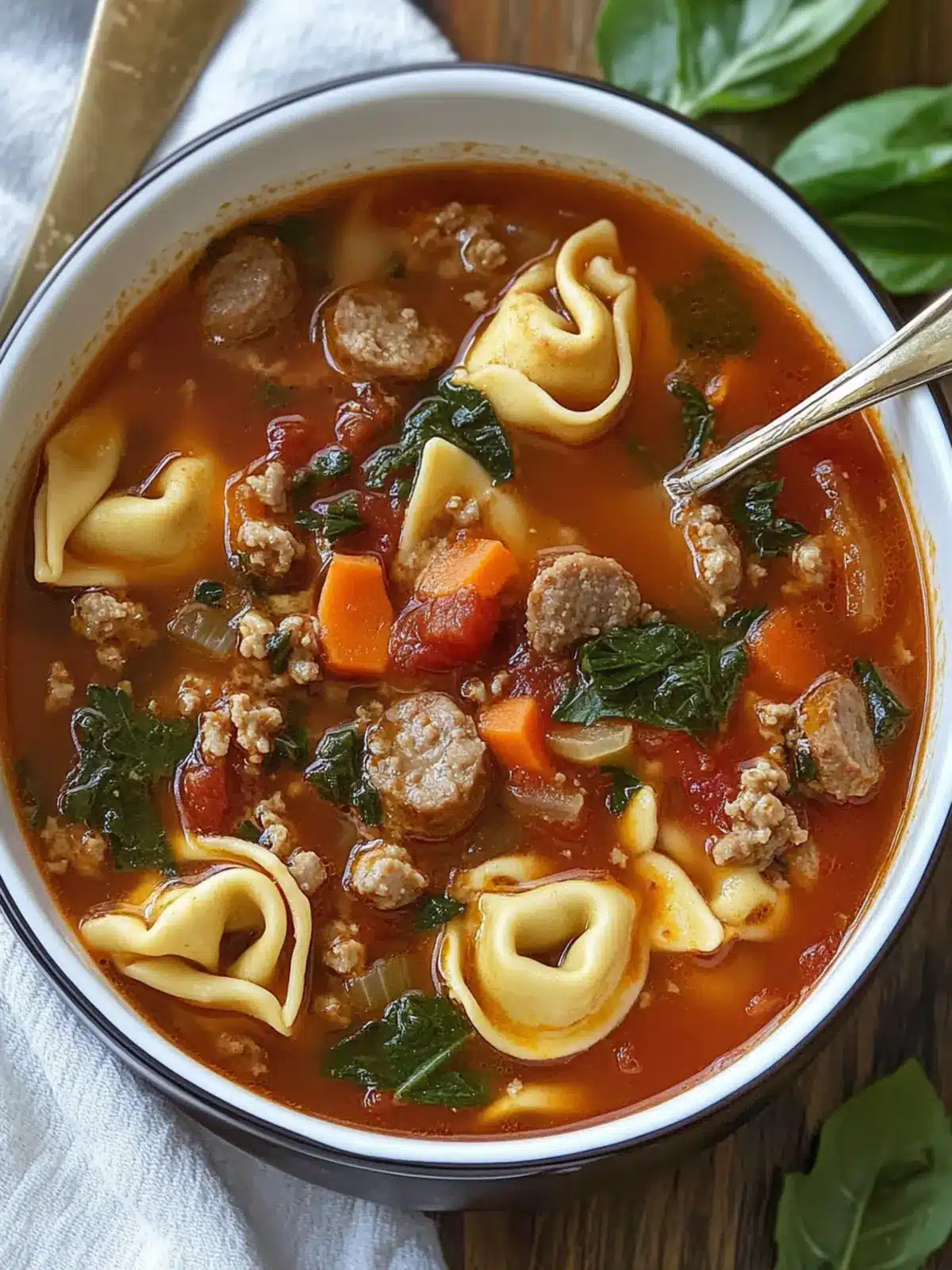 Italian Sausage Soup with Tortellini: A Cozy, Comforting Bowl 4 Italian Sausage Soup with Tortellini