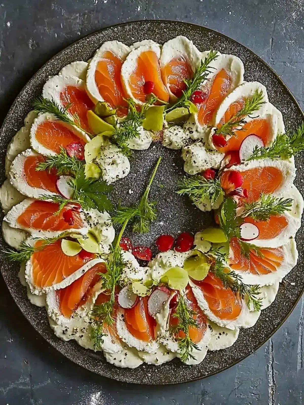 Smoked Salmon Grazing Wreath: Your Festive Flavor Fiesta 4 Smoked salmon grazing wreath
