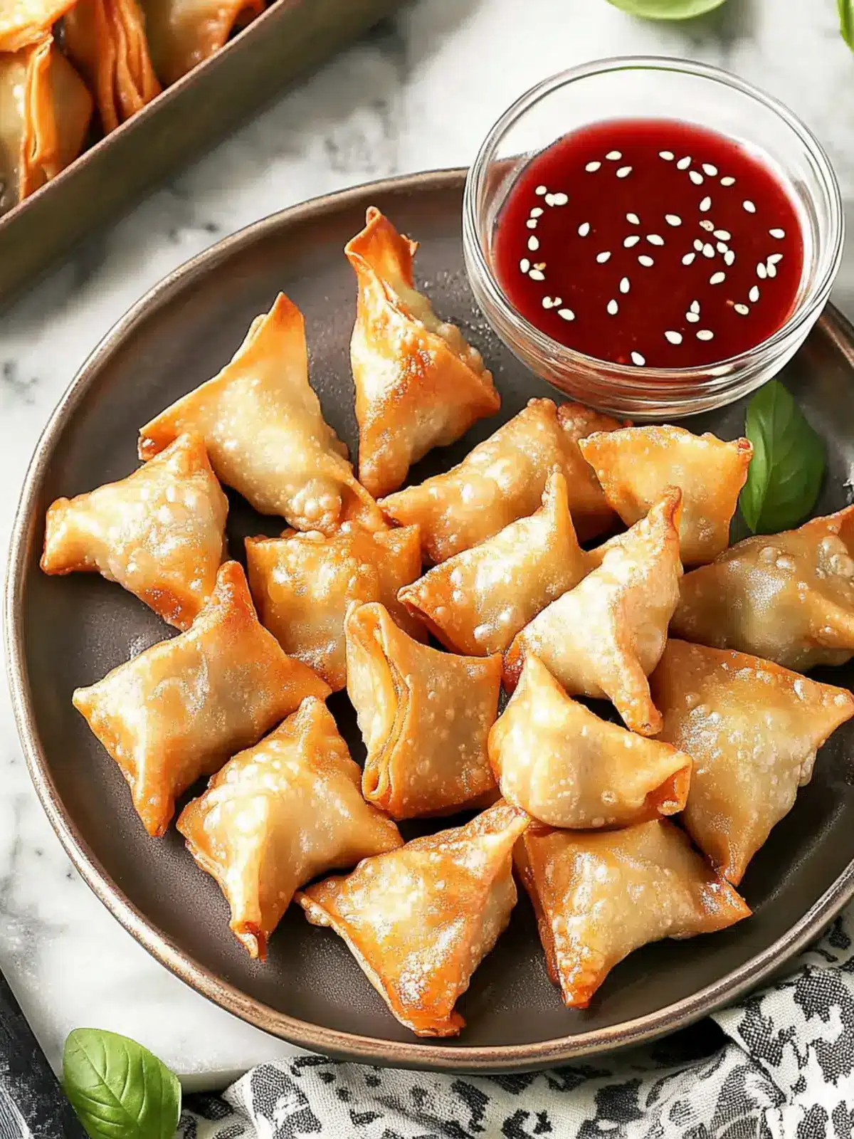 Crispy Baked Wontons: A Healthy Snack You ll Crave! 3 Baked Wontons