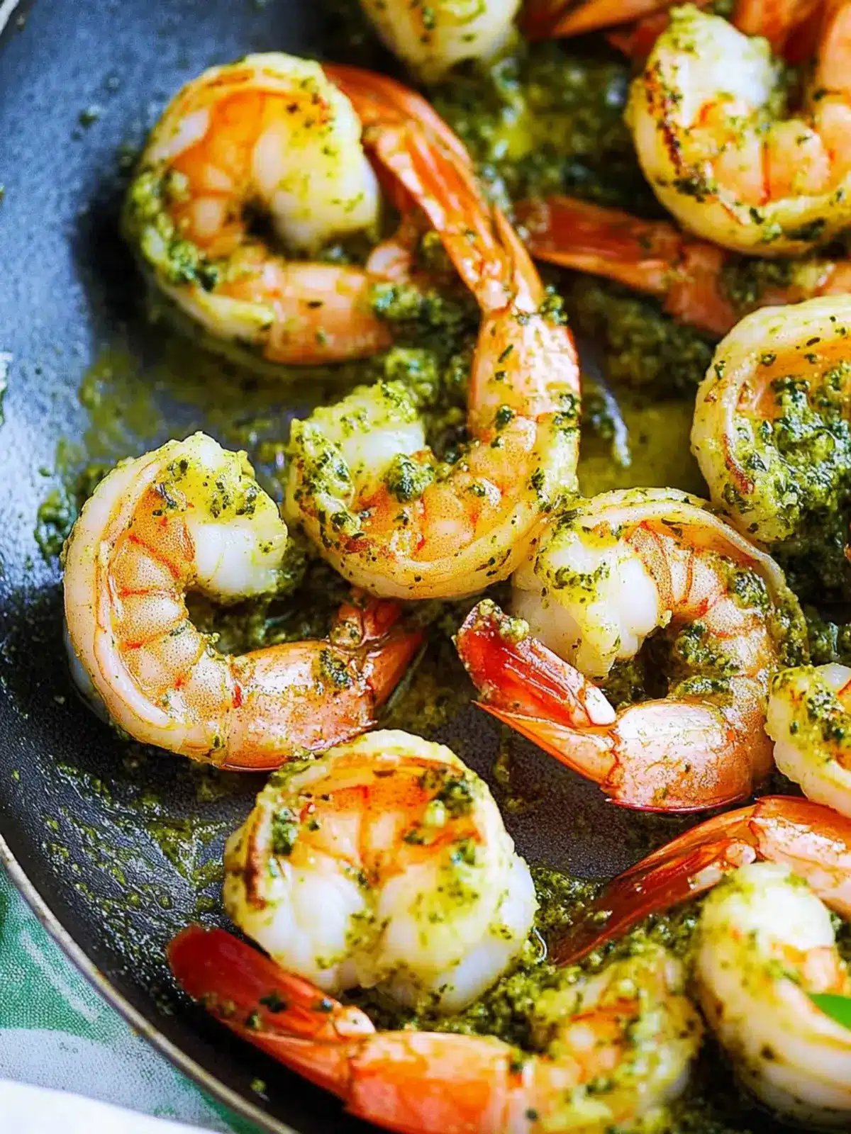Savory Easy Pesto Shrimp that Dazzles in Just 5 Minutes 4 Easy Pesto Shrimp