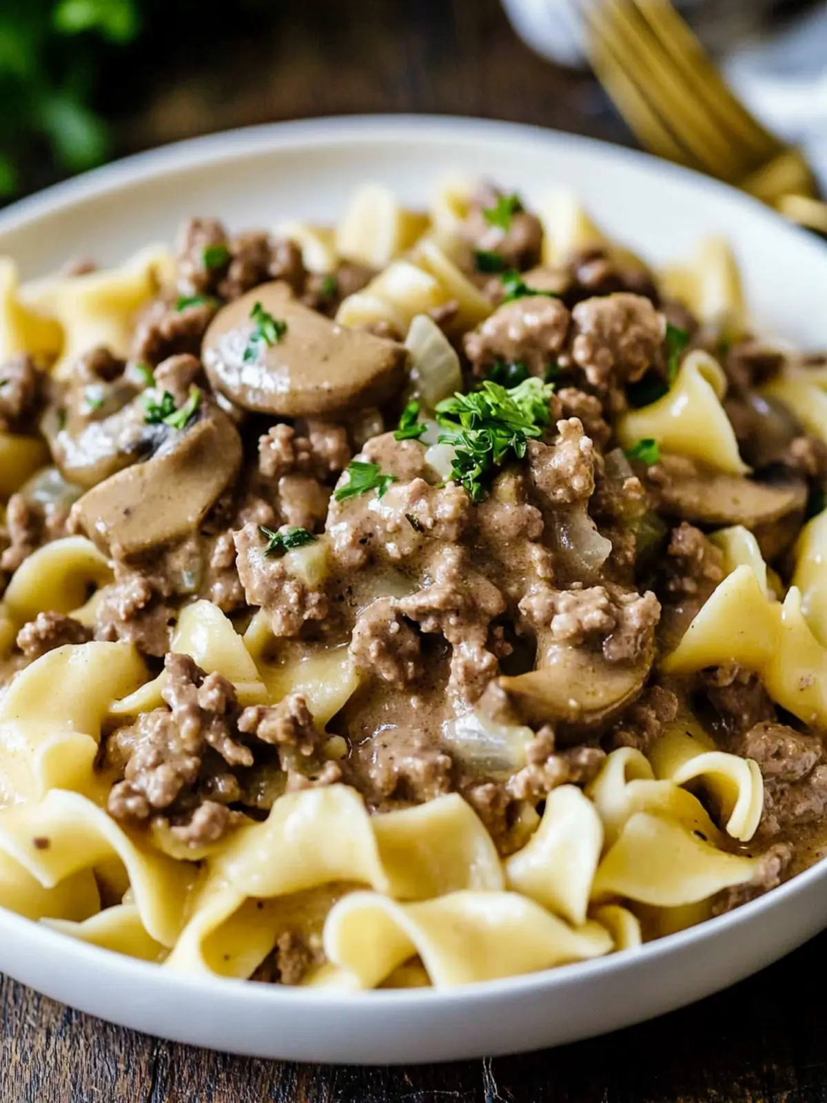 Irresistible Ground Beef Stroganoff in Just 30 Minutes 2 Ground Beef Stroganoff