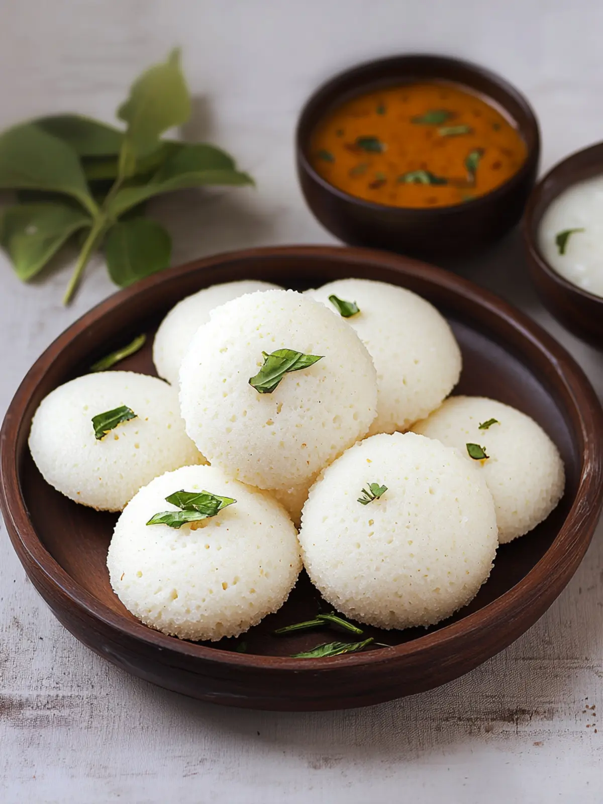 Ultimate Indian Idli Recipe: Soft Steamed Rice Cakes Awaits! 2 Indian Idli (Steamed Rice Cakes)