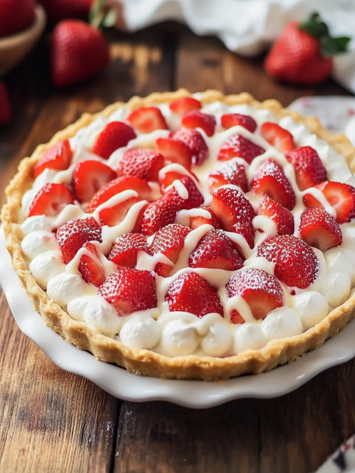 Irresistible No-Bake Strawberry White Chocolate Pie Recipe 3 Strawberry White Chocolate Pie