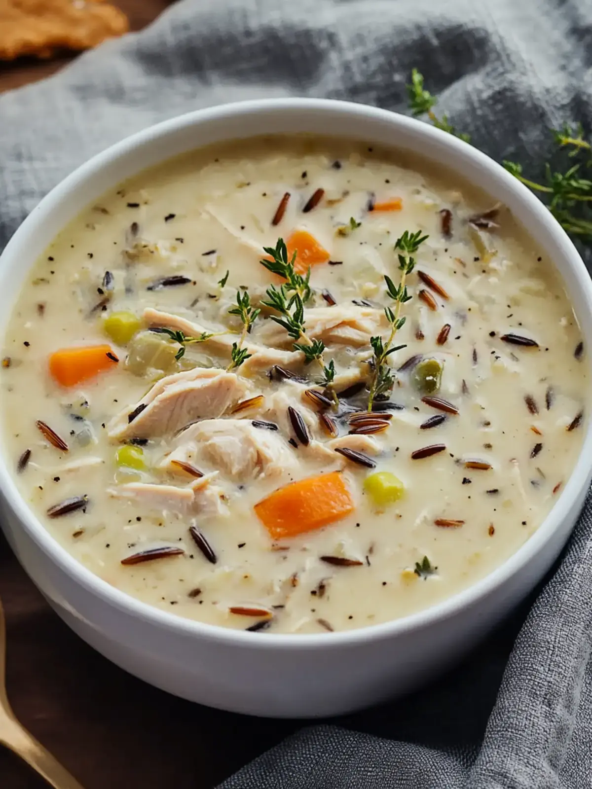 Cozy Up with Creamy Chicken and Wild Rice Soup Tonight 4 Creamy Chicken and Wild Rice Soup
