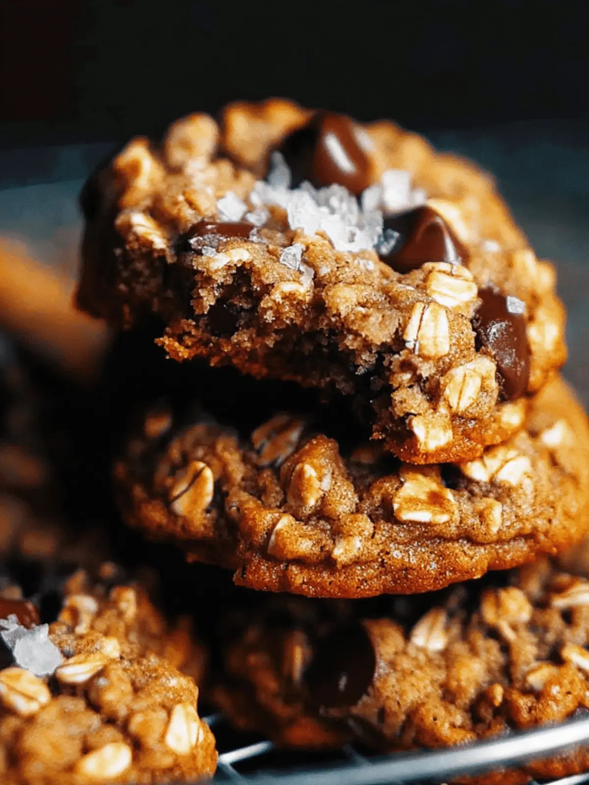 Brown Butter Oatmeal Chocolate Chip Cookies with Toasted Walnuts 4 Brown Butter Oatmeal Chocolate Chip Cookies with Toasted Walnuts