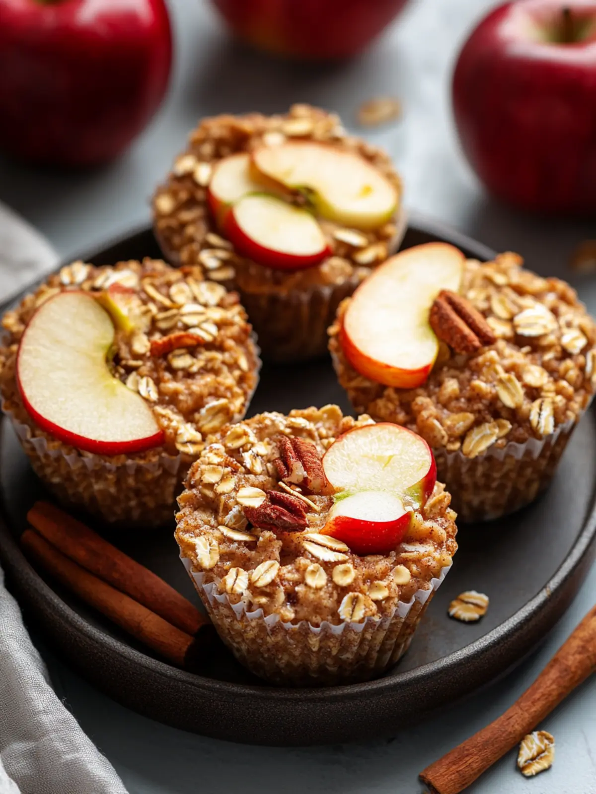 Delicious Apple Cinnamon Oatmeal Cups for Busy Mornings 4 Apple Cinnamon Oatmeal Cups