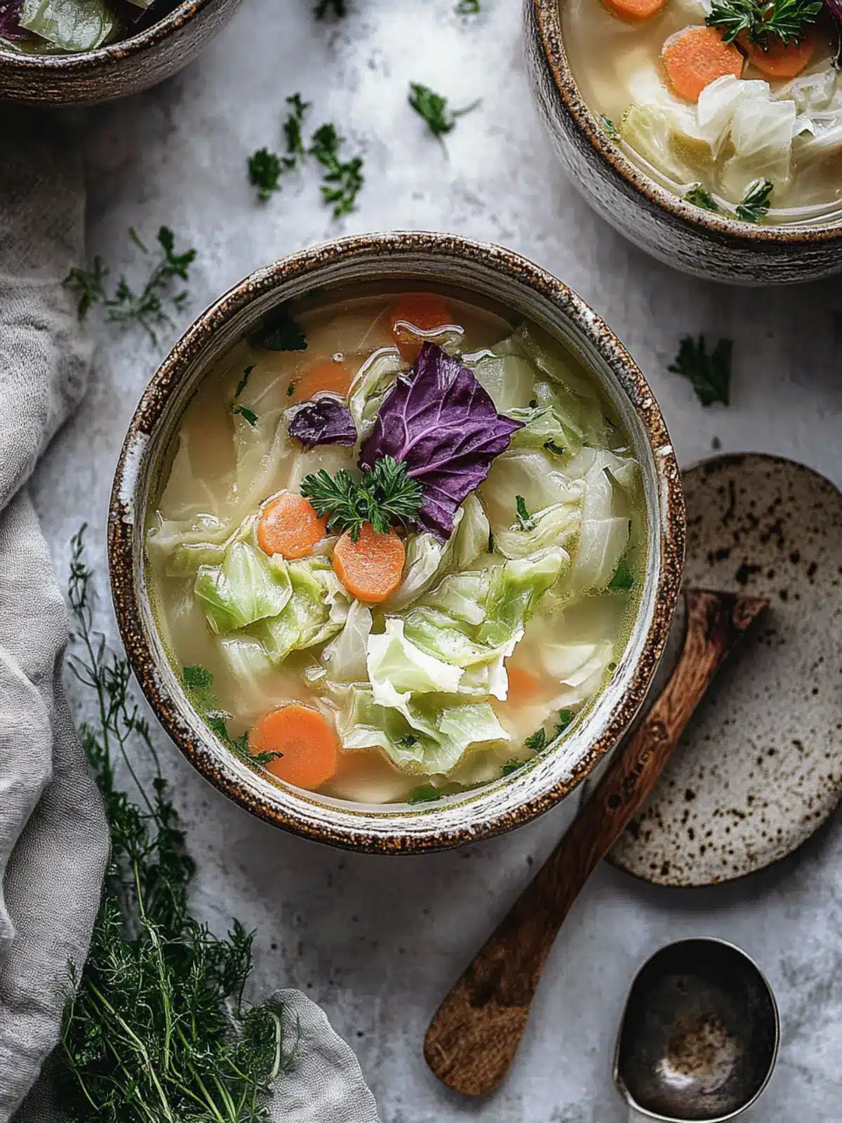 Cabbage Detox Soup Recipe for a Wholesome Fresh Start 3 Cabbage Detox Soup