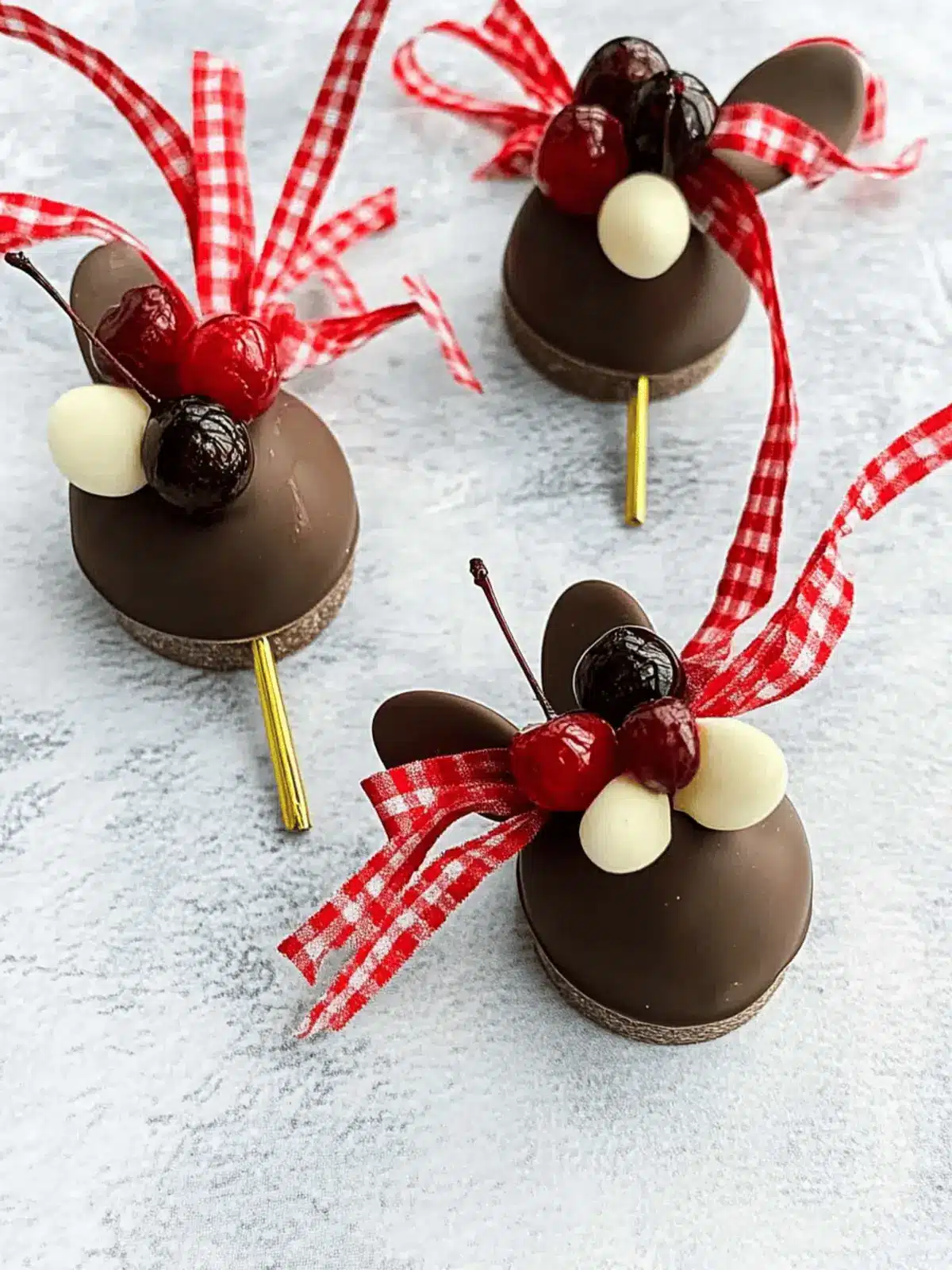 How to Make Chocolate Cherry Mice for Joyful Holiday Fun 3 How to Make Chocolate Cherry Mice