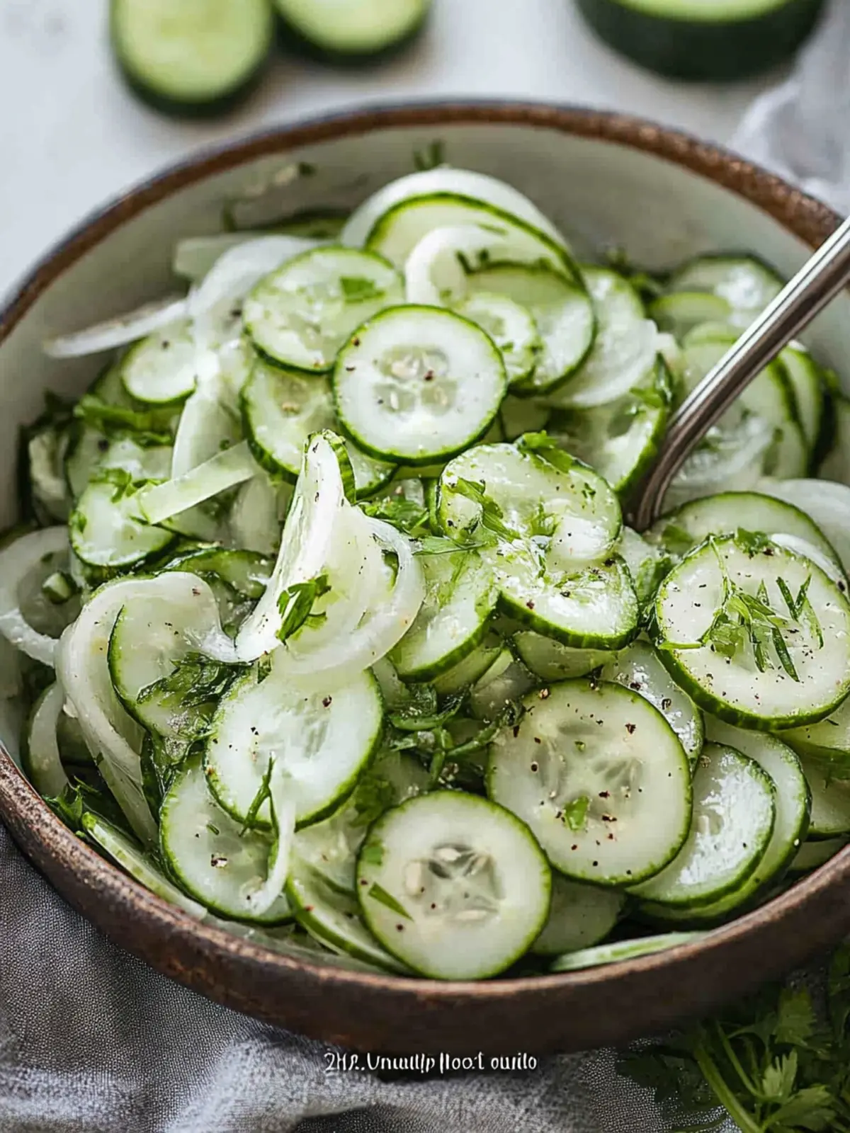 Refreshing Cucumber Onion Salad for a Cool Summer Treat 4 Cucumber Onion Salad