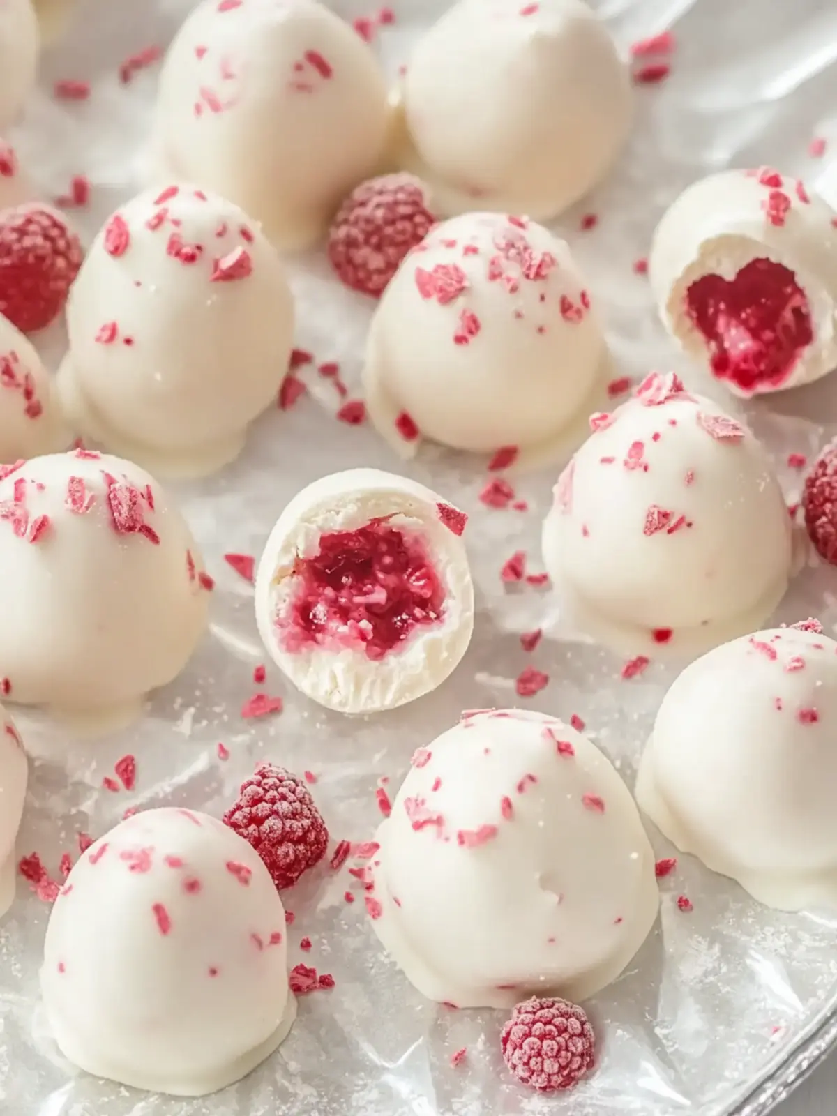 Irresistible White Chocolate Raspberry Truffles Made Easy 4 White Chocolate Raspberry Truffles: Decadent and Easy